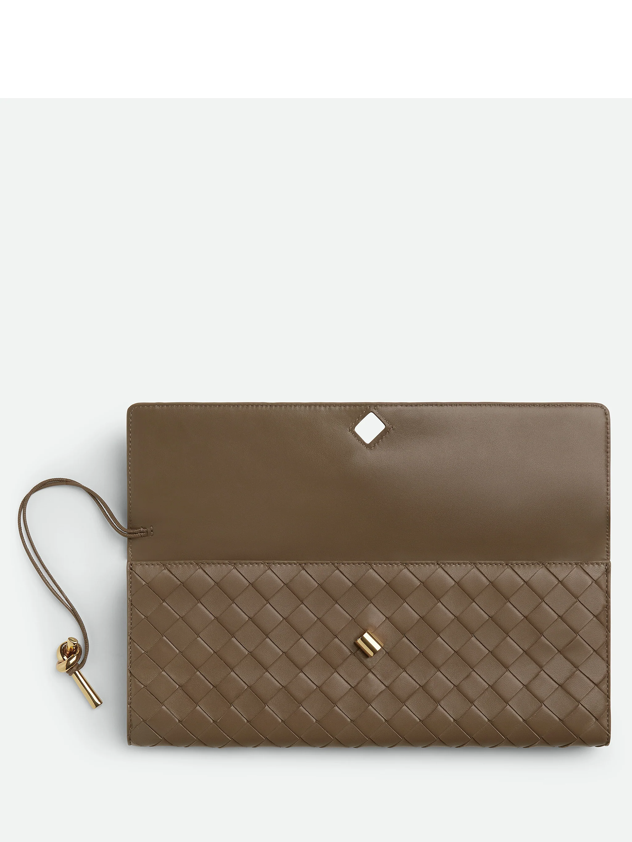 Bottega Veneta Mini Top Handle Bag with Metal Knot Closure - 13 cm x 31 cm - Image 3
