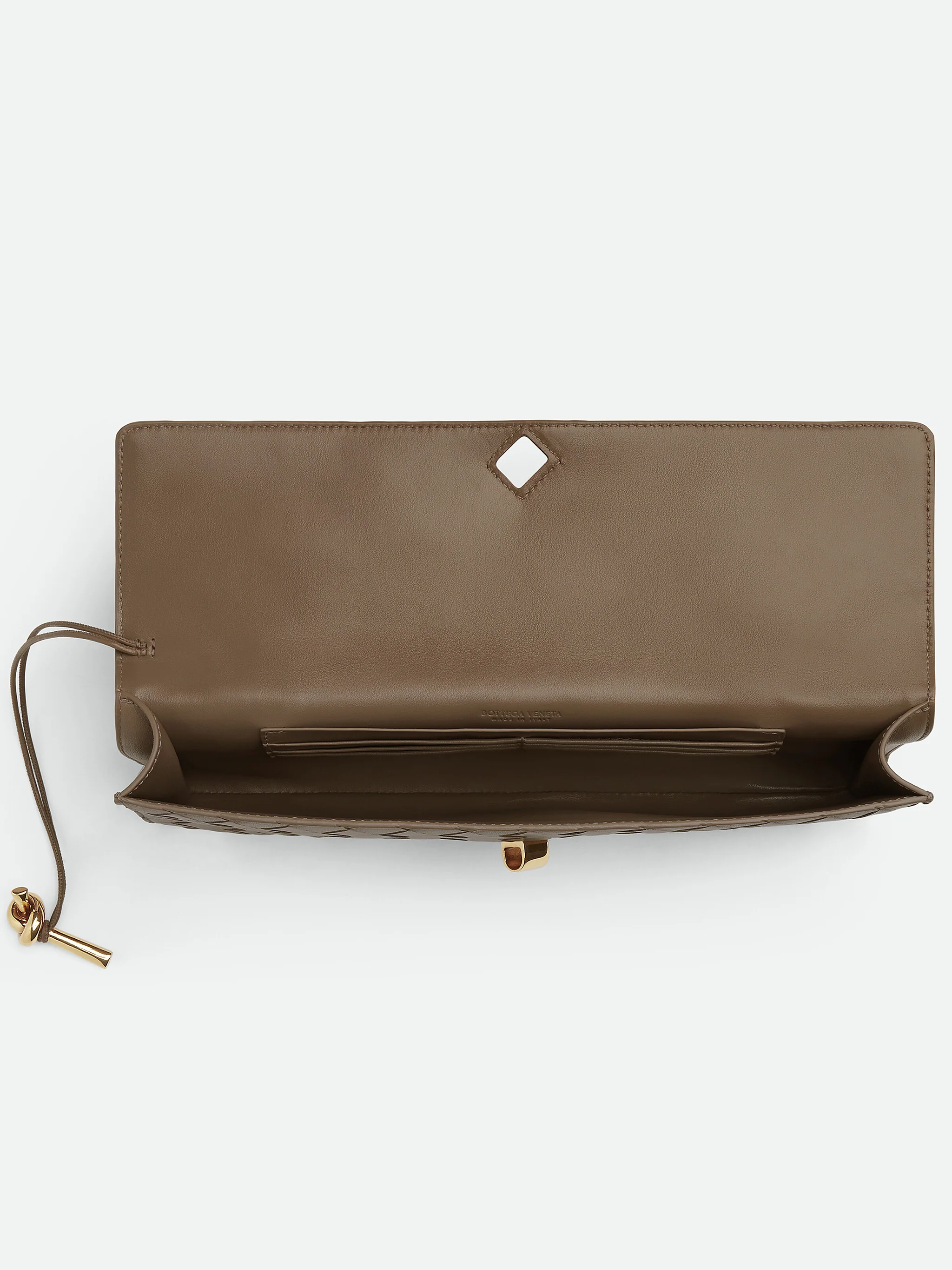 Bottega Veneta Mini Top Handle Bag with Metal Knot Closure - 13 cm x 31 cm - Image 5