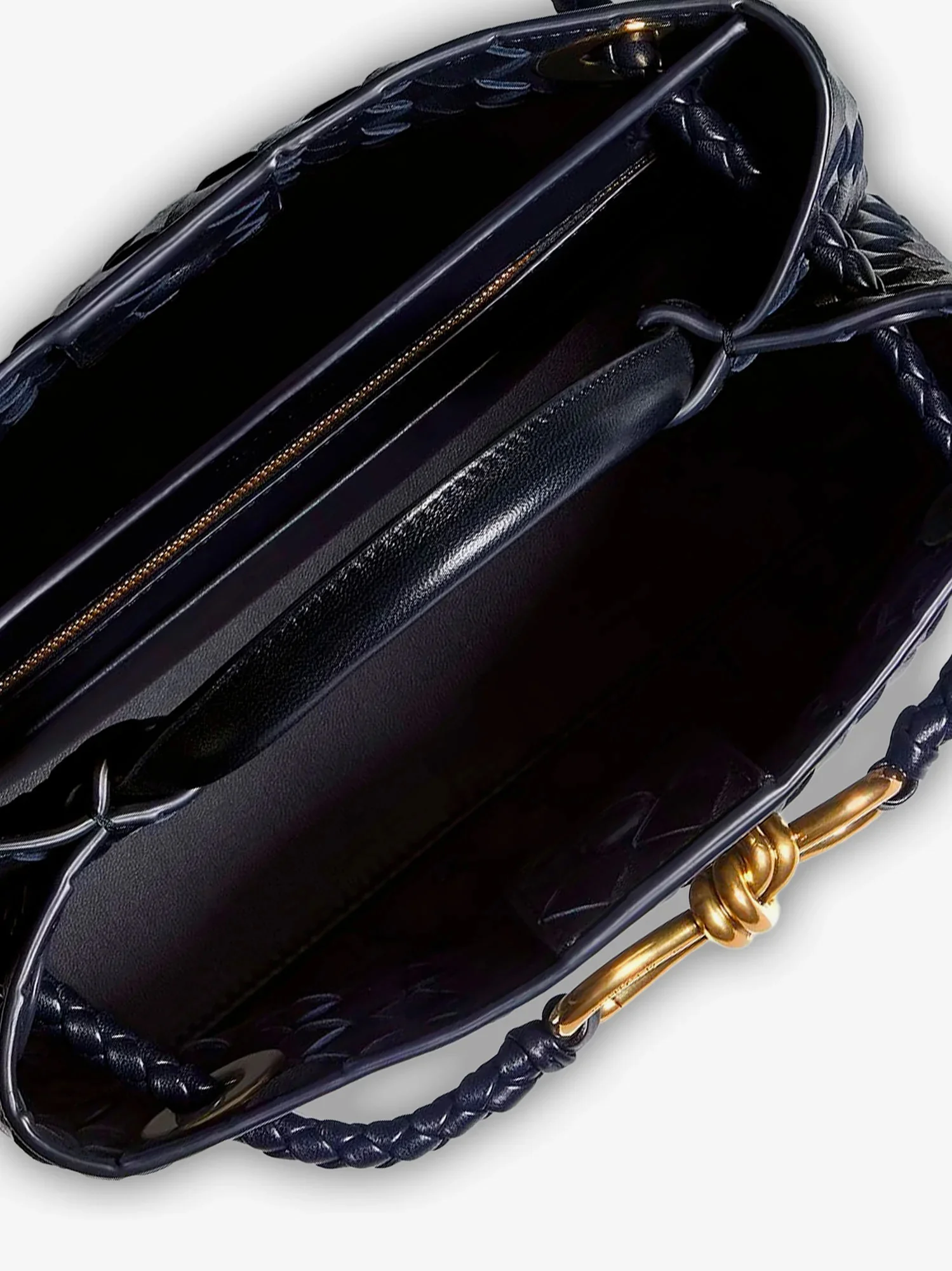 Bottega Veneta Mini Top Handle Bag with Signature Knot Detail - Dimensions: W 25 x H 20 x D 10 cm - Image 3
