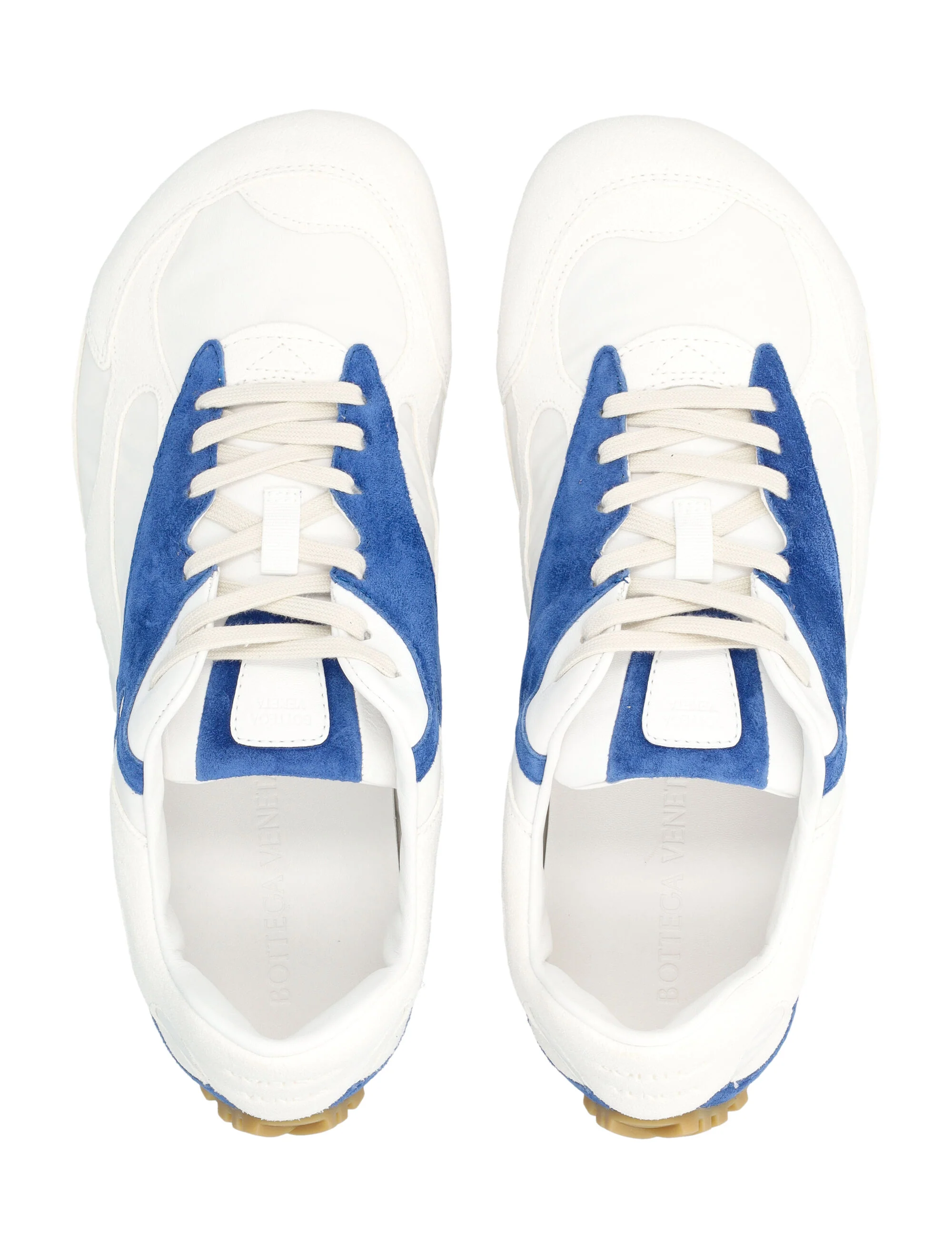 Bottega Veneta Orbit Flash Suede-trimmed Sneakers - Image 2