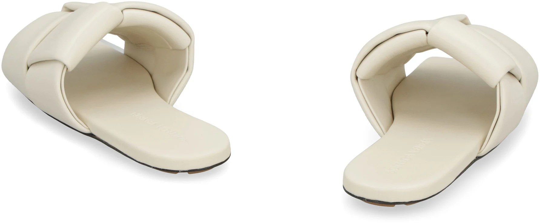 BOTTEGA VENETA Patch Leather Mules - Image 4