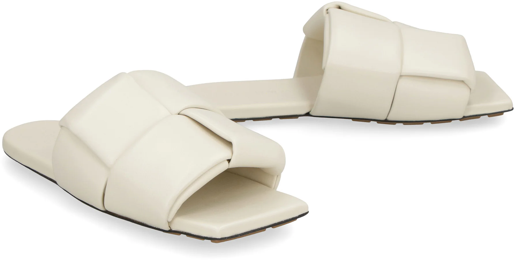 BOTTEGA VENETA Patch Leather Mules - Image 7
