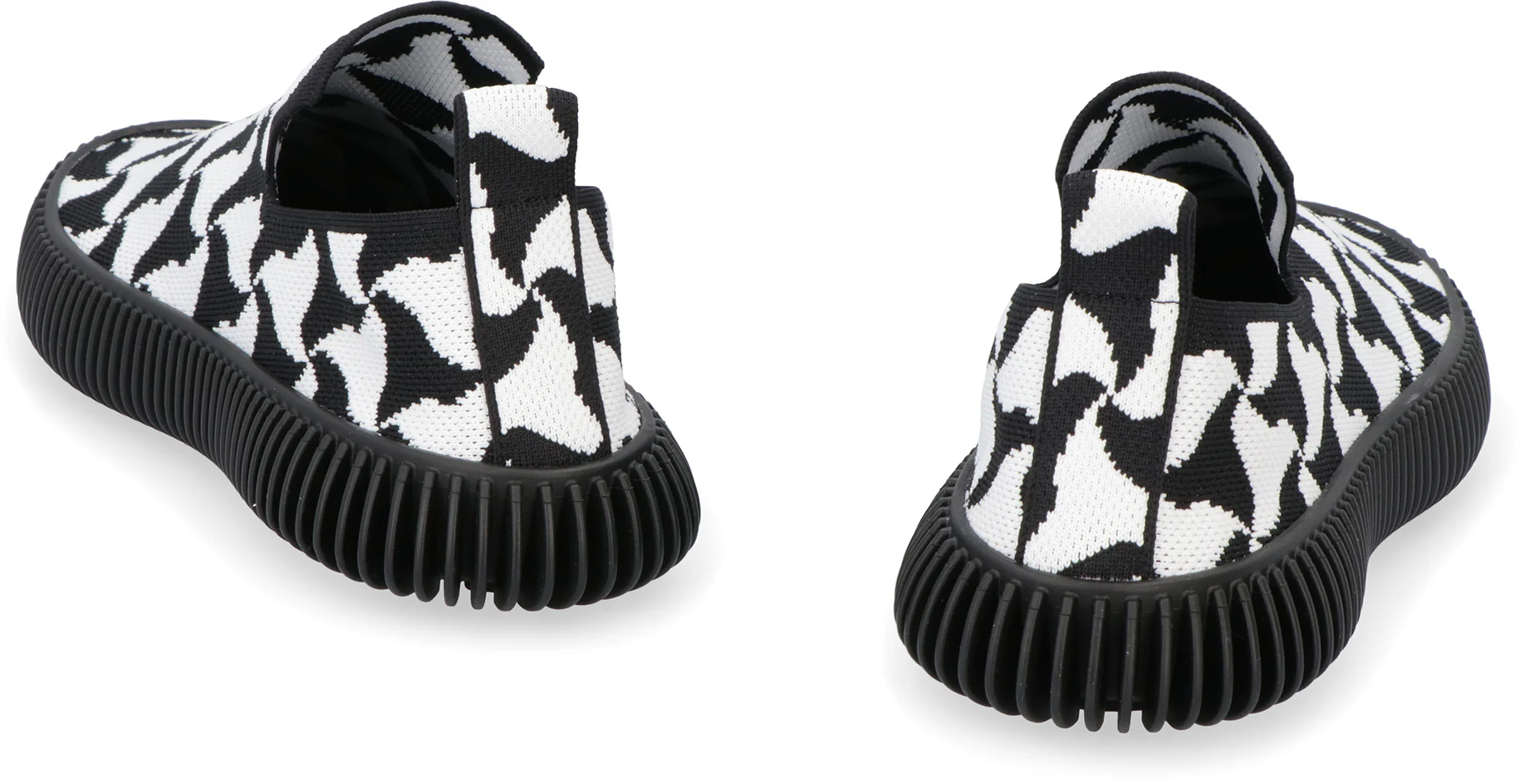 BOTTEGA VENETA Ripple Knit Jacquard Trainers - Image 4