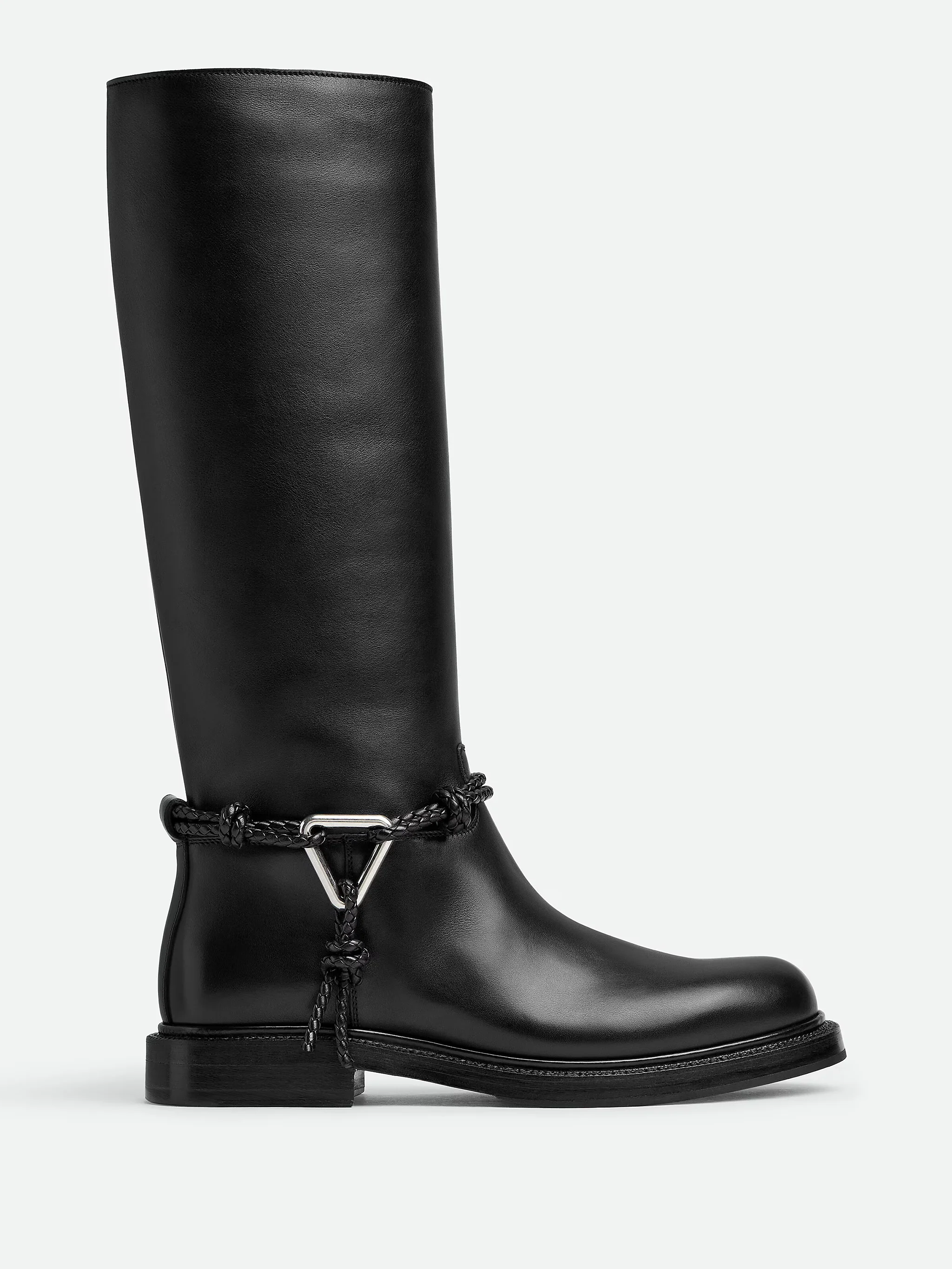 Bottega Veneta Signature Metallic Triangle Element Boots