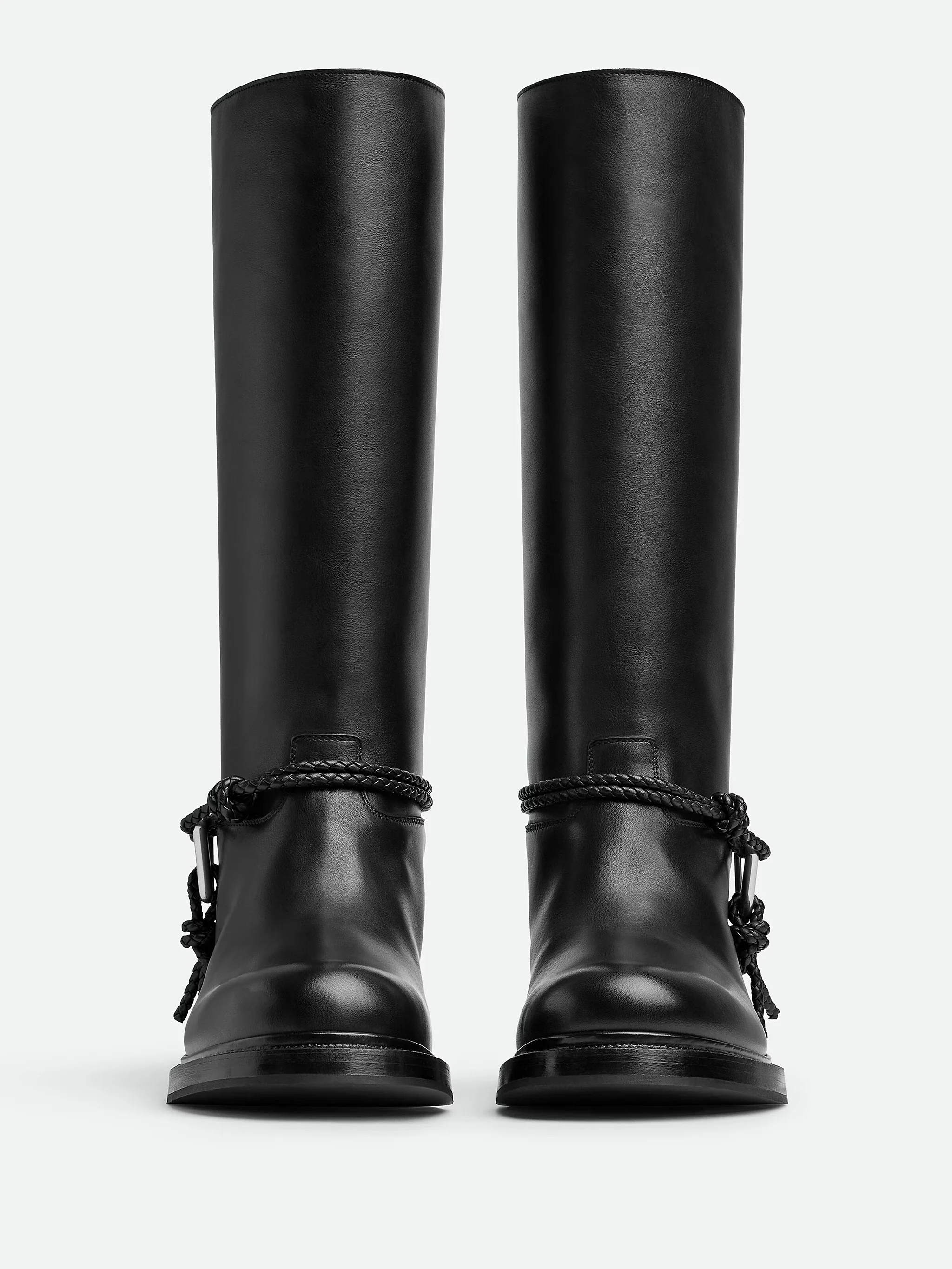 Bottega Veneta Signature Metallic Triangle Element Boots - Image 3