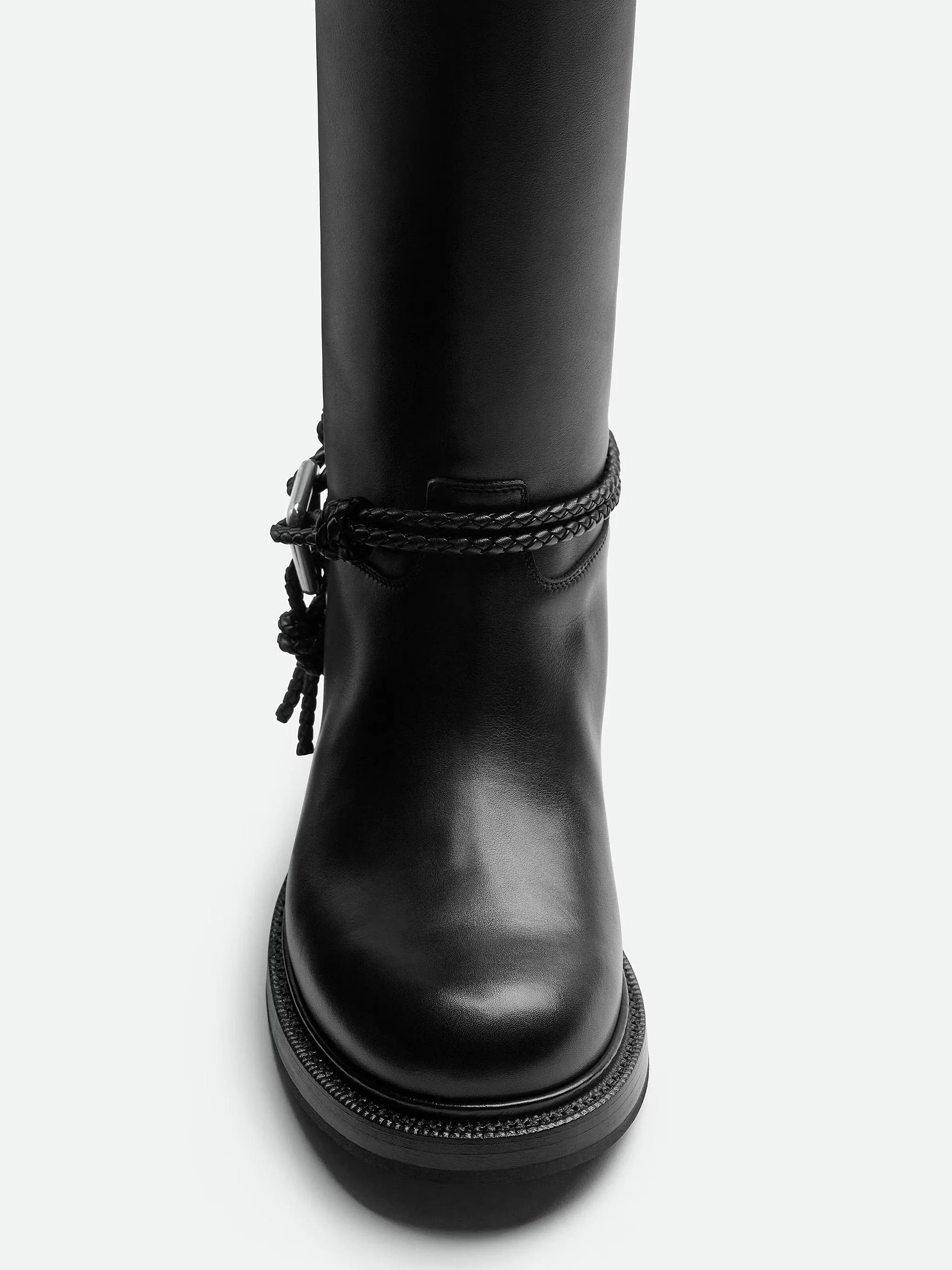Bottega Veneta Signature Metallic Triangle Element Boots - Image 4