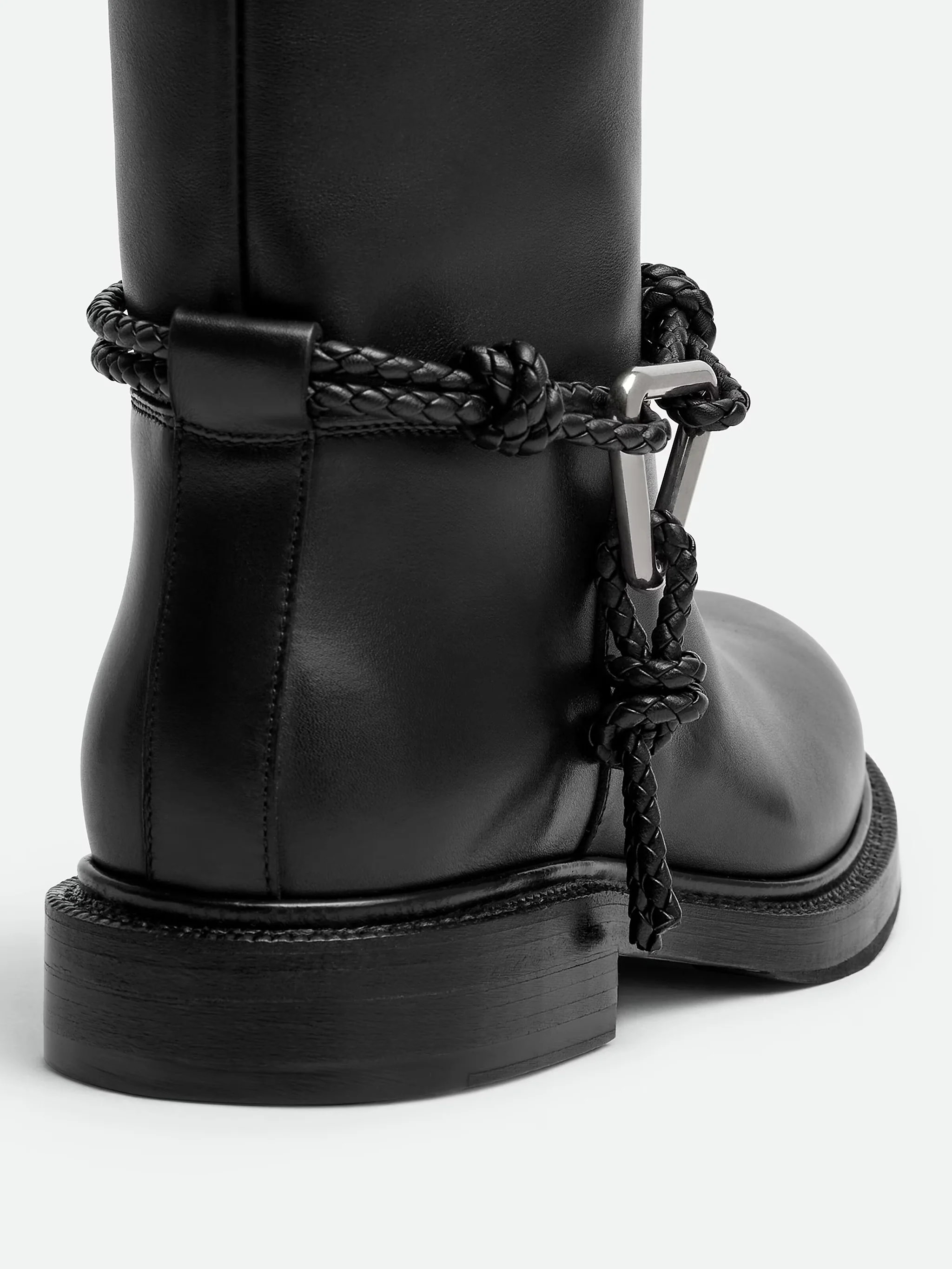 Bottega Veneta Signature Metallic Triangle Element Boots - Image 5