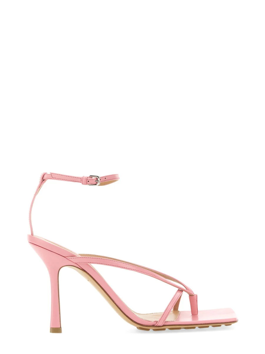 BOTTEGA VENETA Squared Toe Strappy Sandals