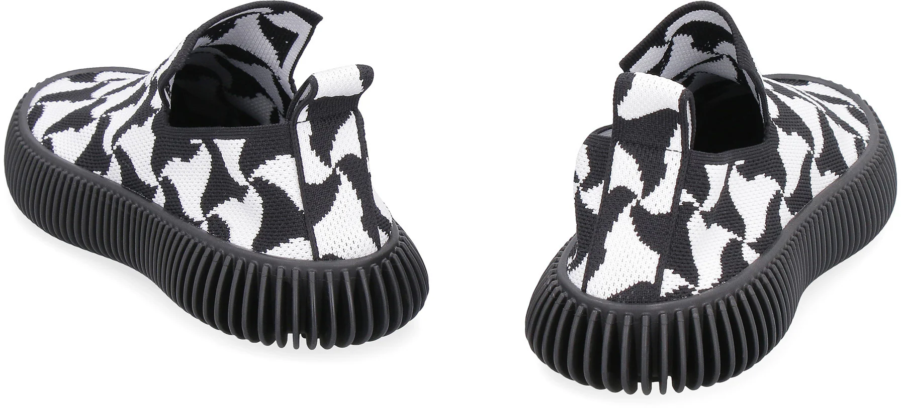 BOTTEGA VENETA Wavy Triangle Slip-on Sneakers - Image 4