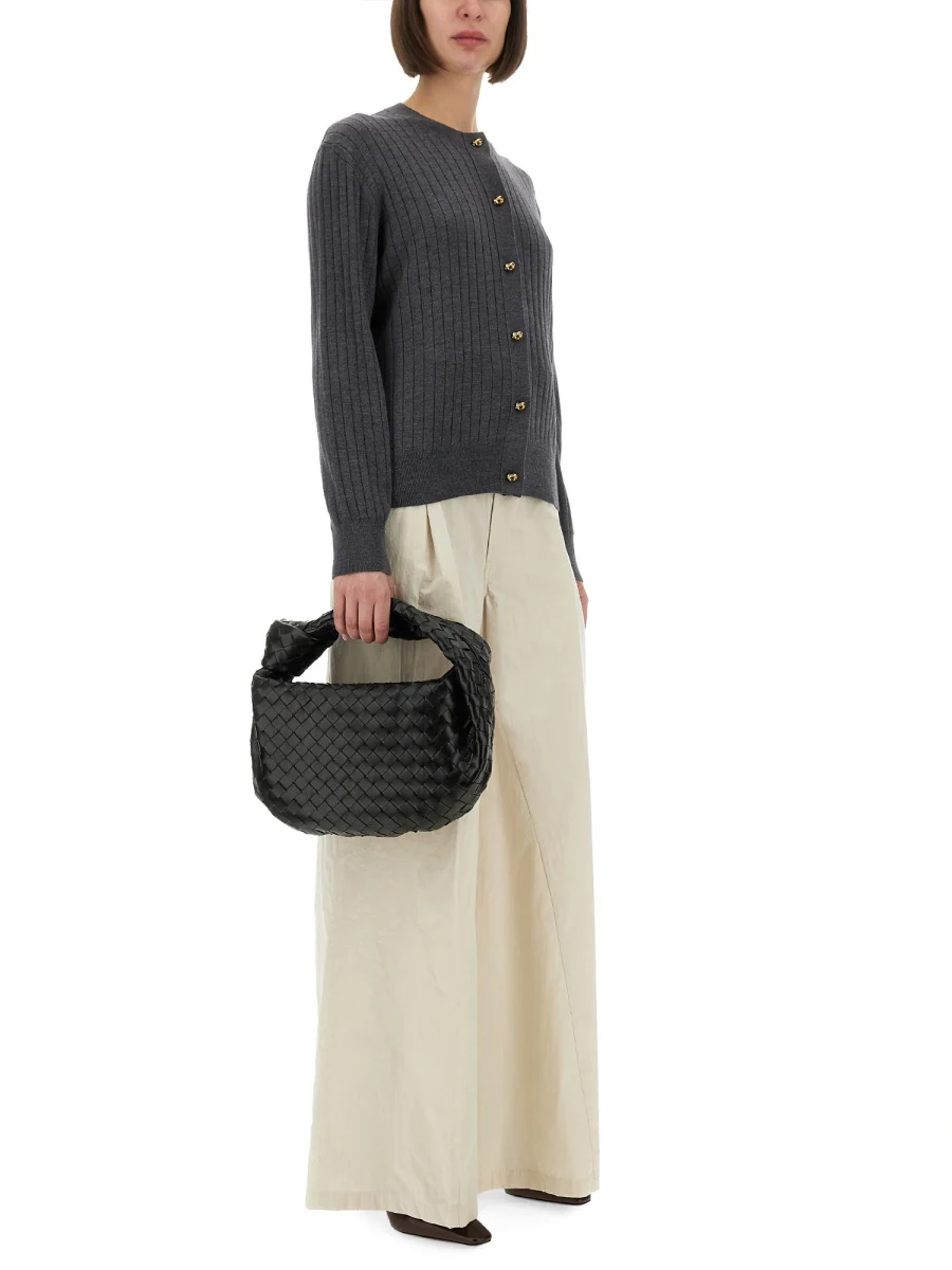 Bottega Veneta Wool Rib Cardigan - Image 7