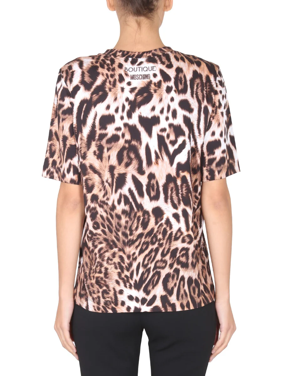 BOUTIQUE MOSCHINO Animal Print T-shirt - Image 3