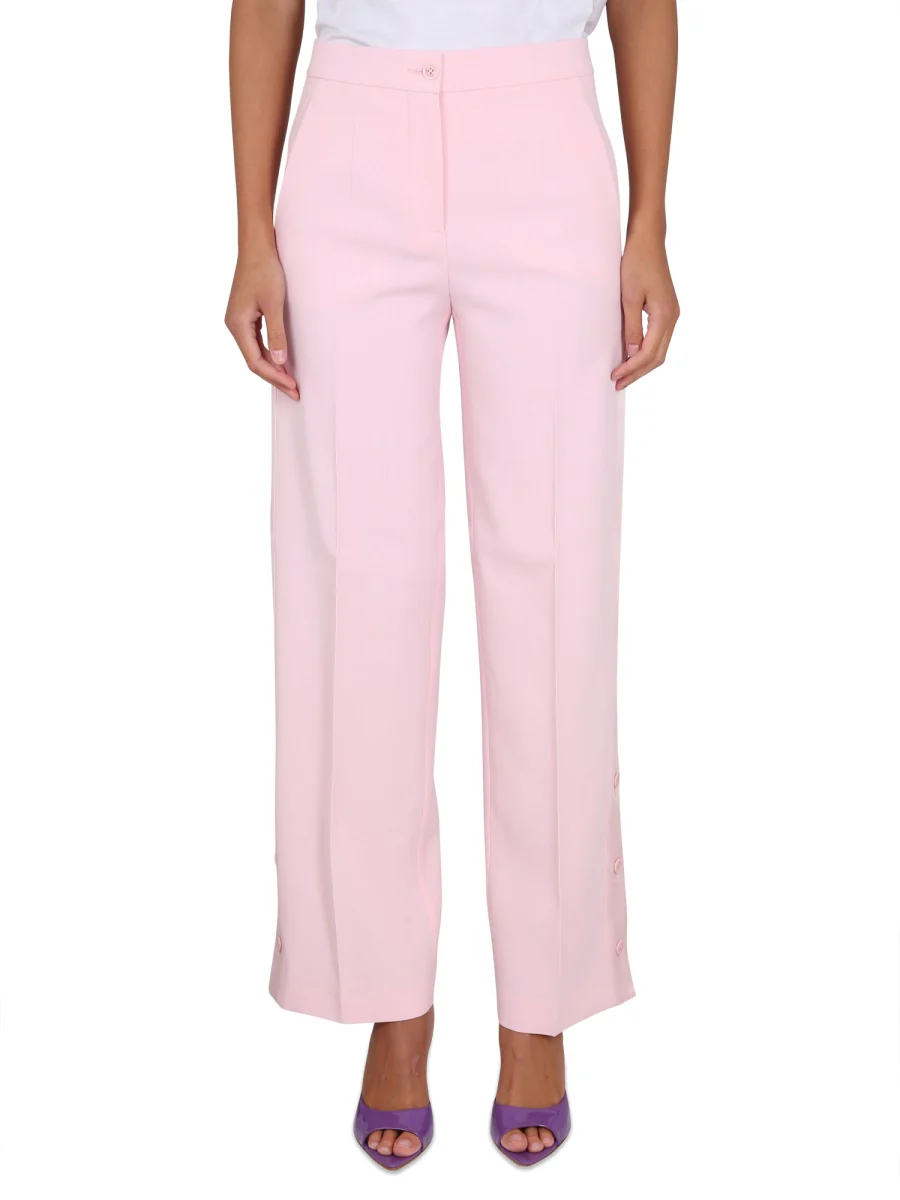 Boutique Moschino Chic Button Closure Trousers for Women - SS23
