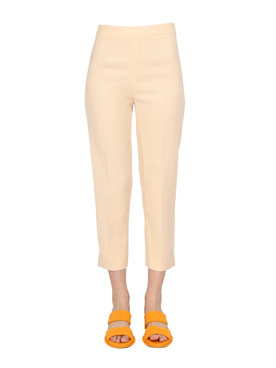 Boutique Moschino Chic Cropped Cady Trousers for Women