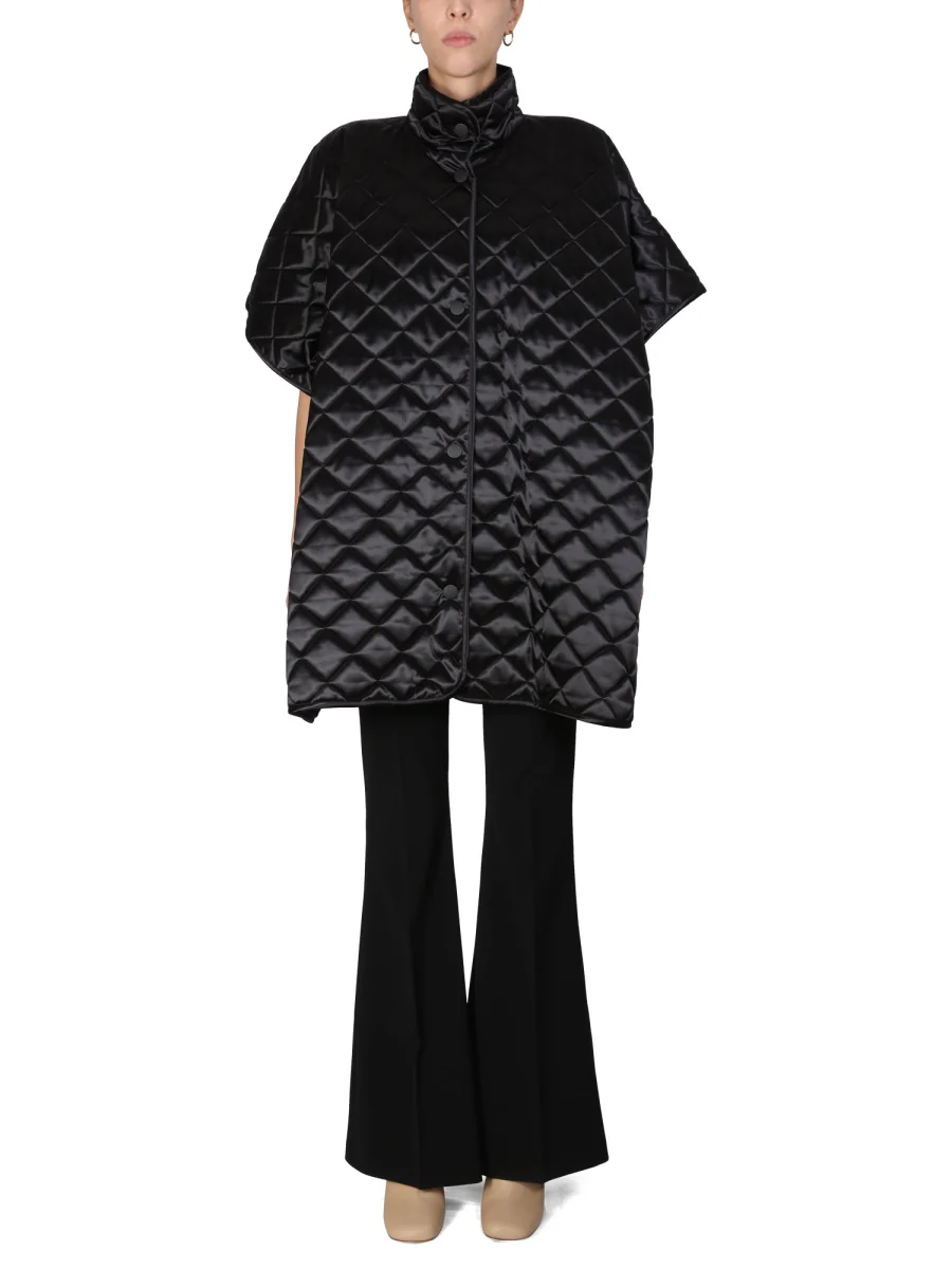 BOUTIQUE MOSCHINO Quilted Jacket with Side Openings