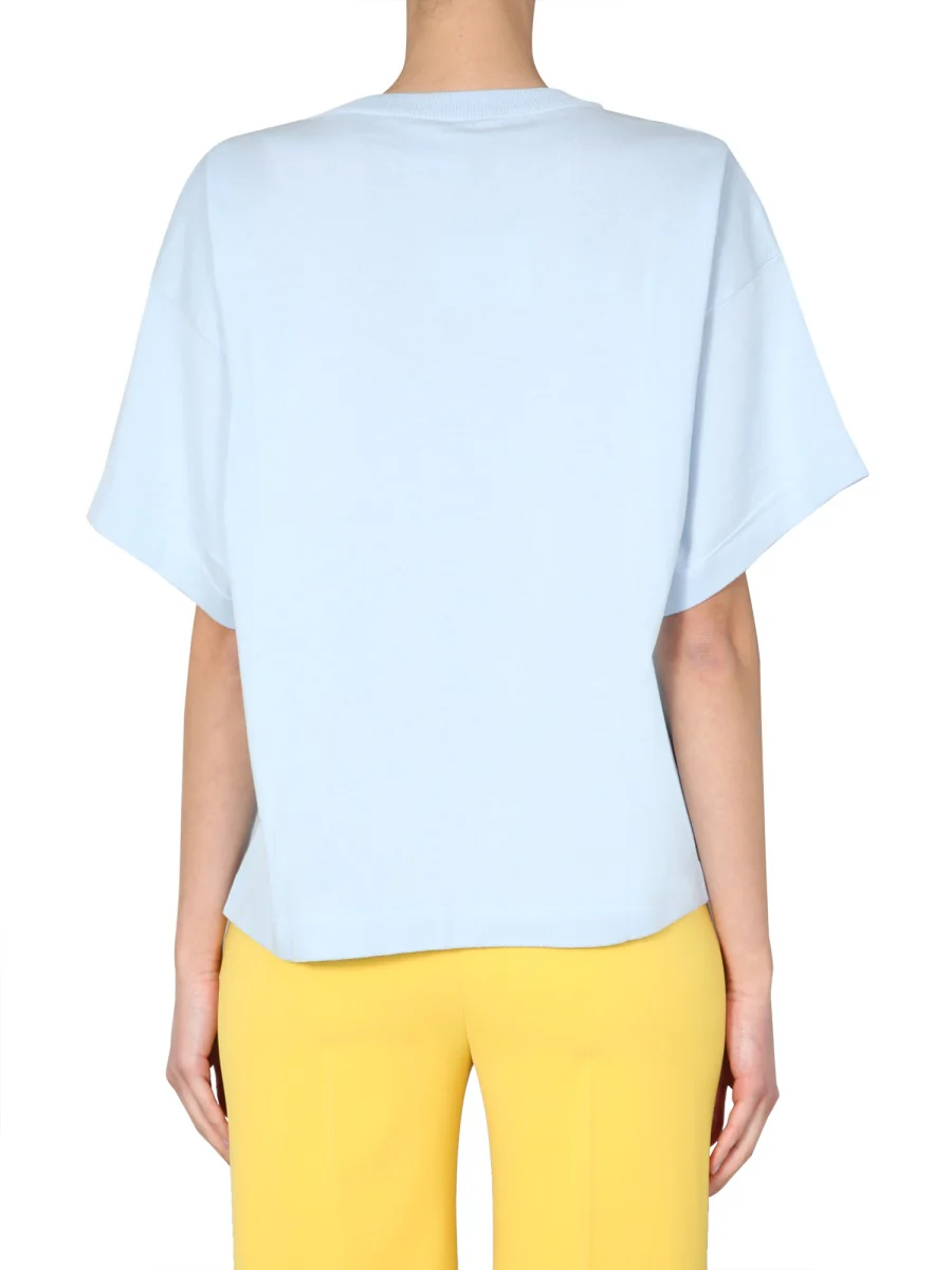 Boutique Moschino Round Neck T-Shirt for Women - Image 3