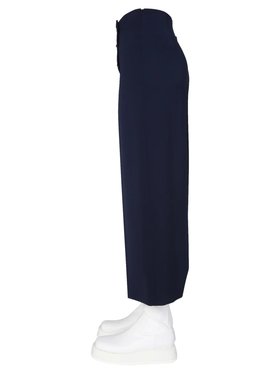 Boutique Moschino Wide Leg Trousers for Women - SS22 Collection - Image 3