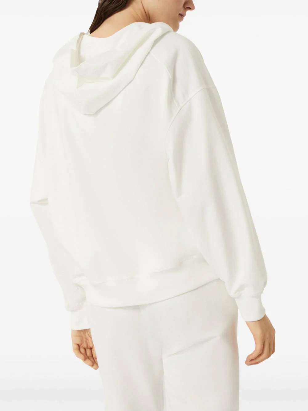 Brunello Cucinelli Bead-embellished Cotton-jersey Zip-up Hoodie - Image 3