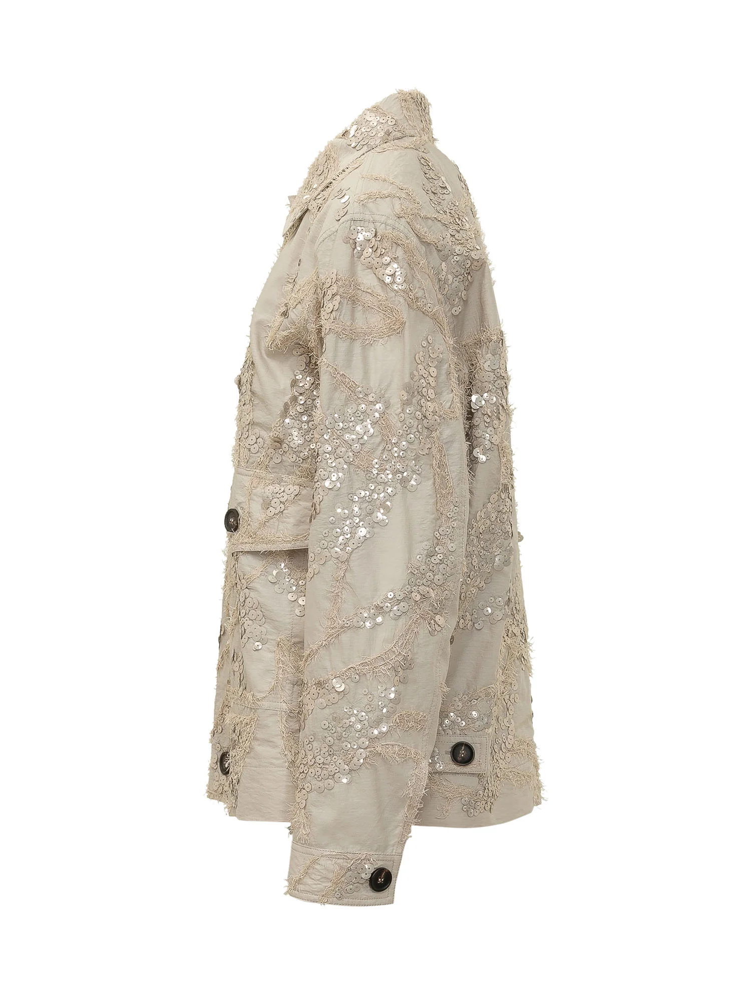 Brunello Cucinelli Chic Jacket with Buttons and Pockets - Image 3