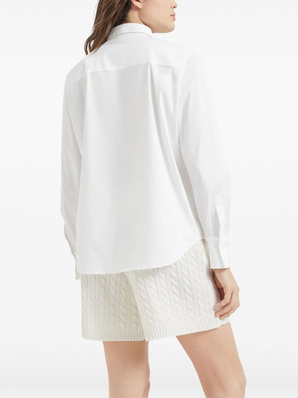 Brunello Cucinelli Collar-trim Long-sleeve Shirt - Image 3