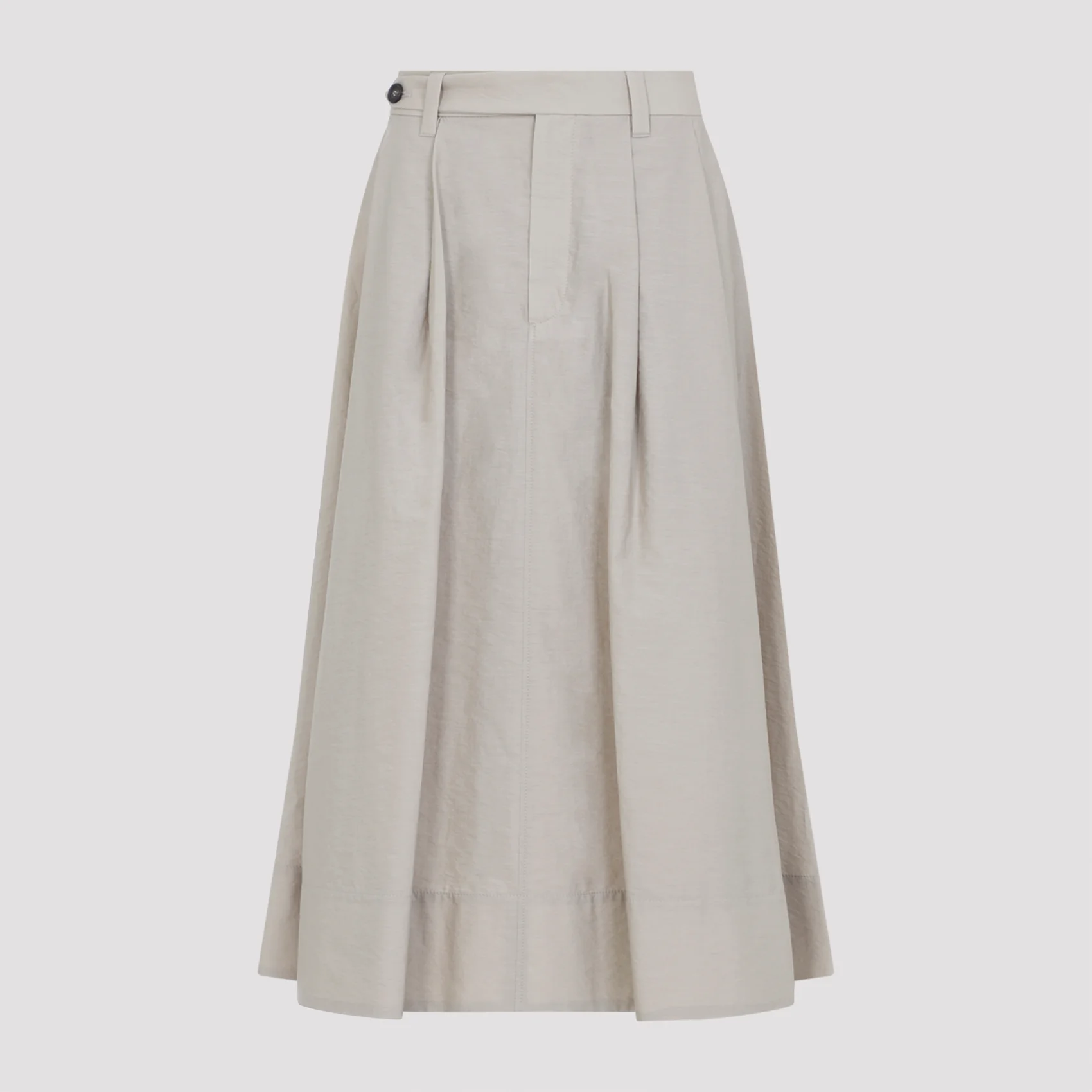 Brunello Cucinelli Cotton Midi Skirt for Women - Spring Summer 26 - Image 5