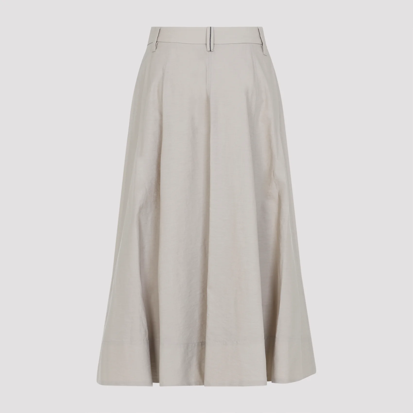 Brunello Cucinelli Cotton Midi Skirt for Women - Spring Summer 26 - Image 7