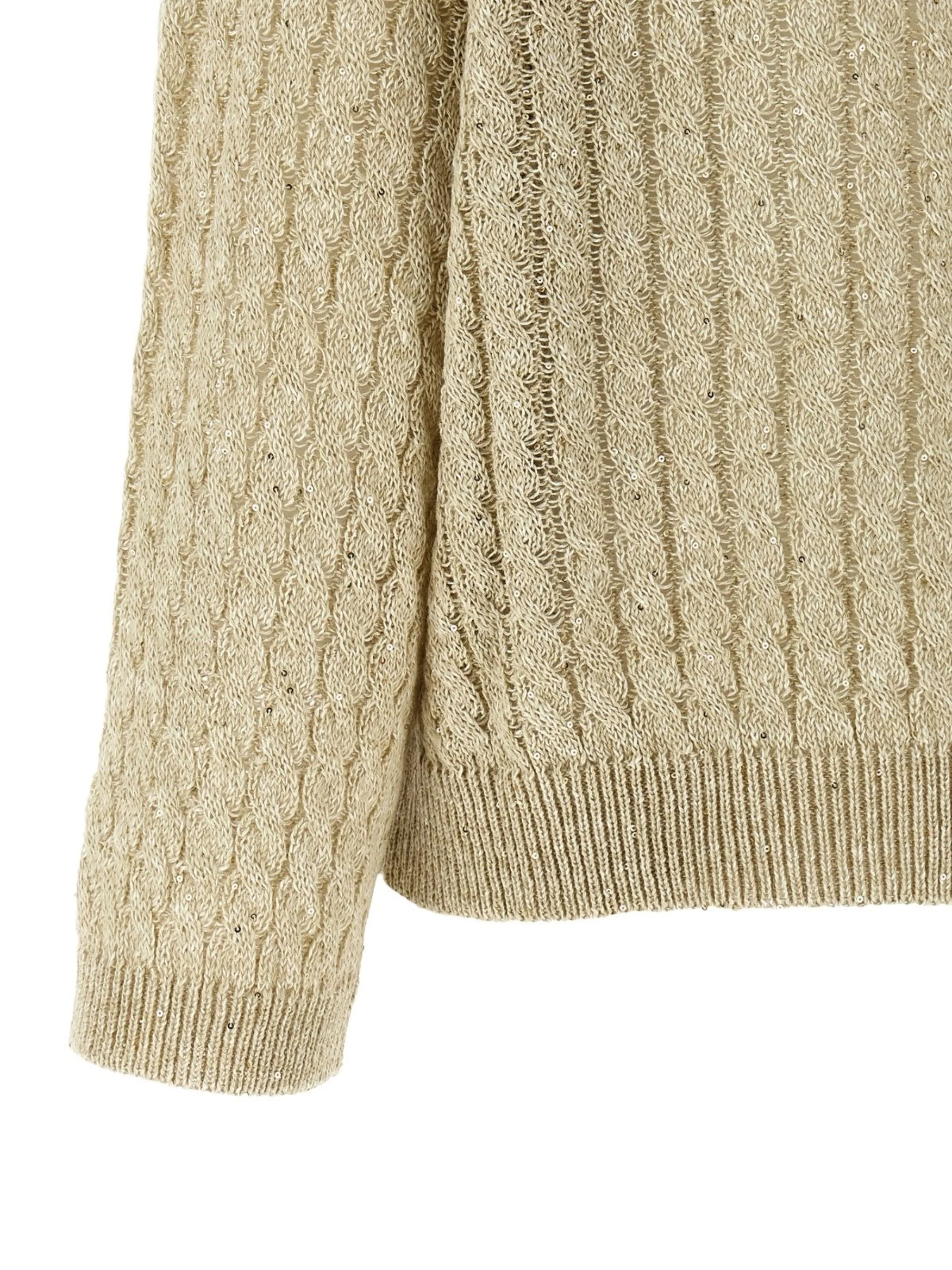 Brunello Cucinelli 'Dazzling Cable' Sweater - Image 4