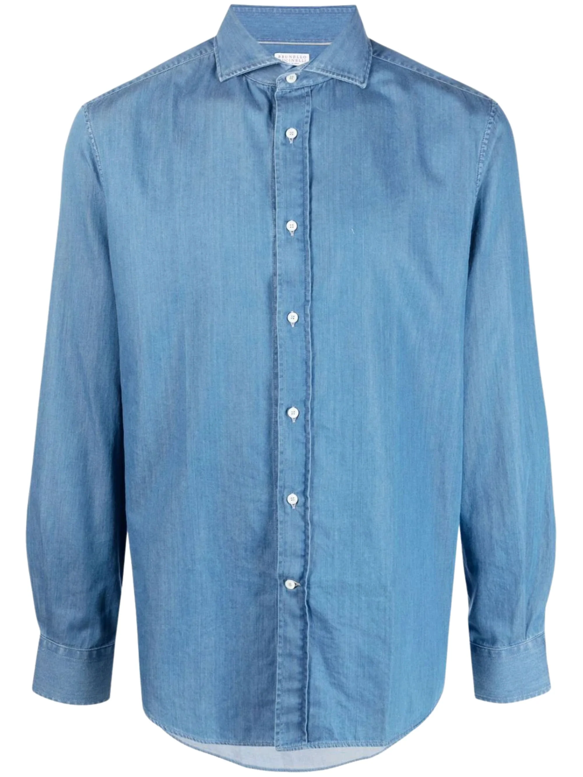 BRUNELLO CUCINELLI Denim Cotton Shirt - Image 6