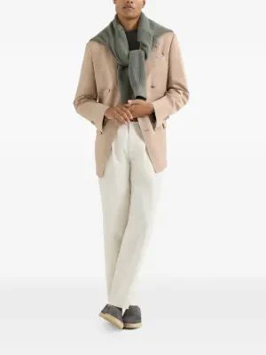Brunello Cucinelli Linen Blend Mini Pants for Men - Image 3