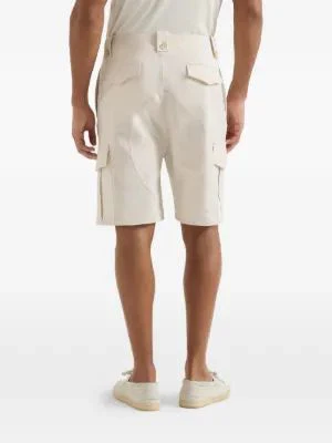 Brunello Cucinelli Men's Cotton Linen Bermuda Shorts - Image 5