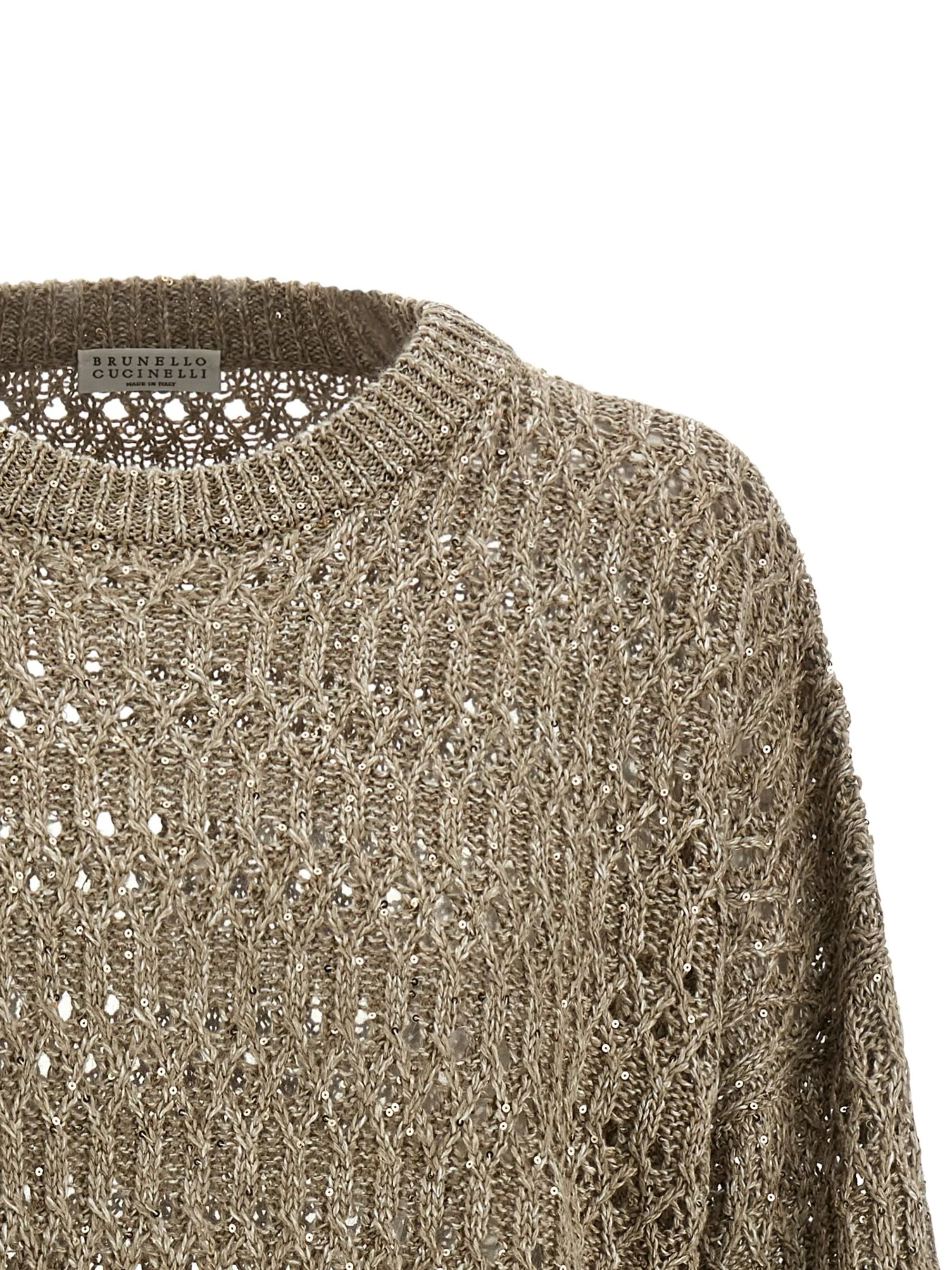 Brunello Cucinelli Micro Sequin Sweater - Image 3