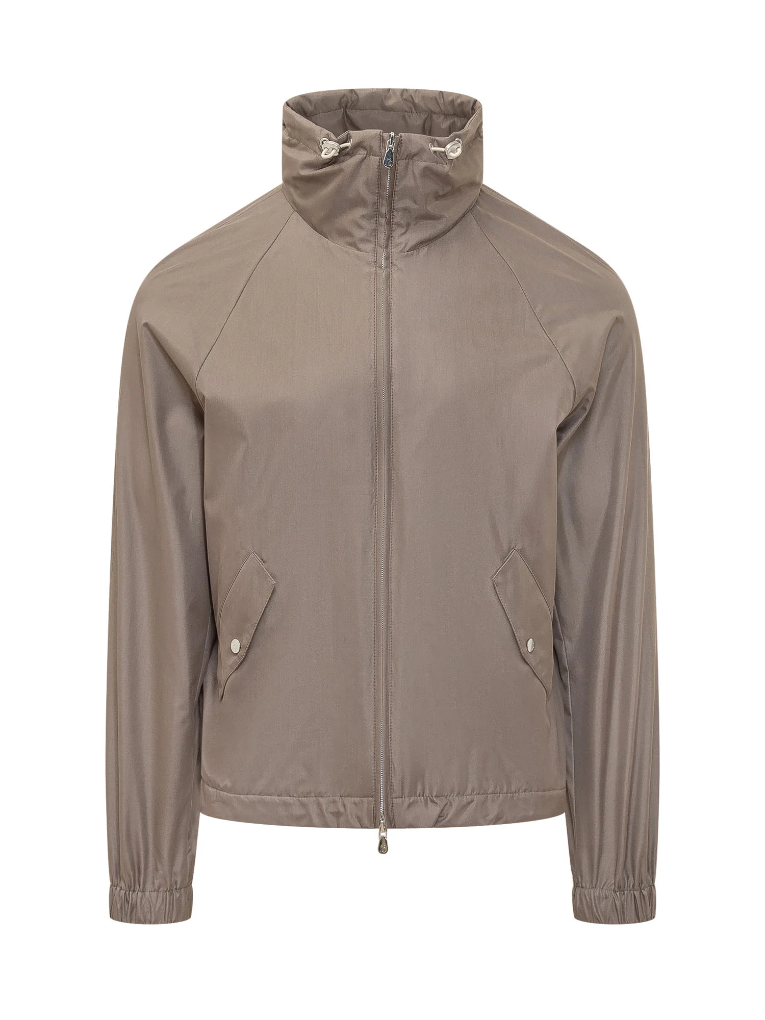 Brunello Cucinelli Sophisticated Zip-Up Jacket with High Neck