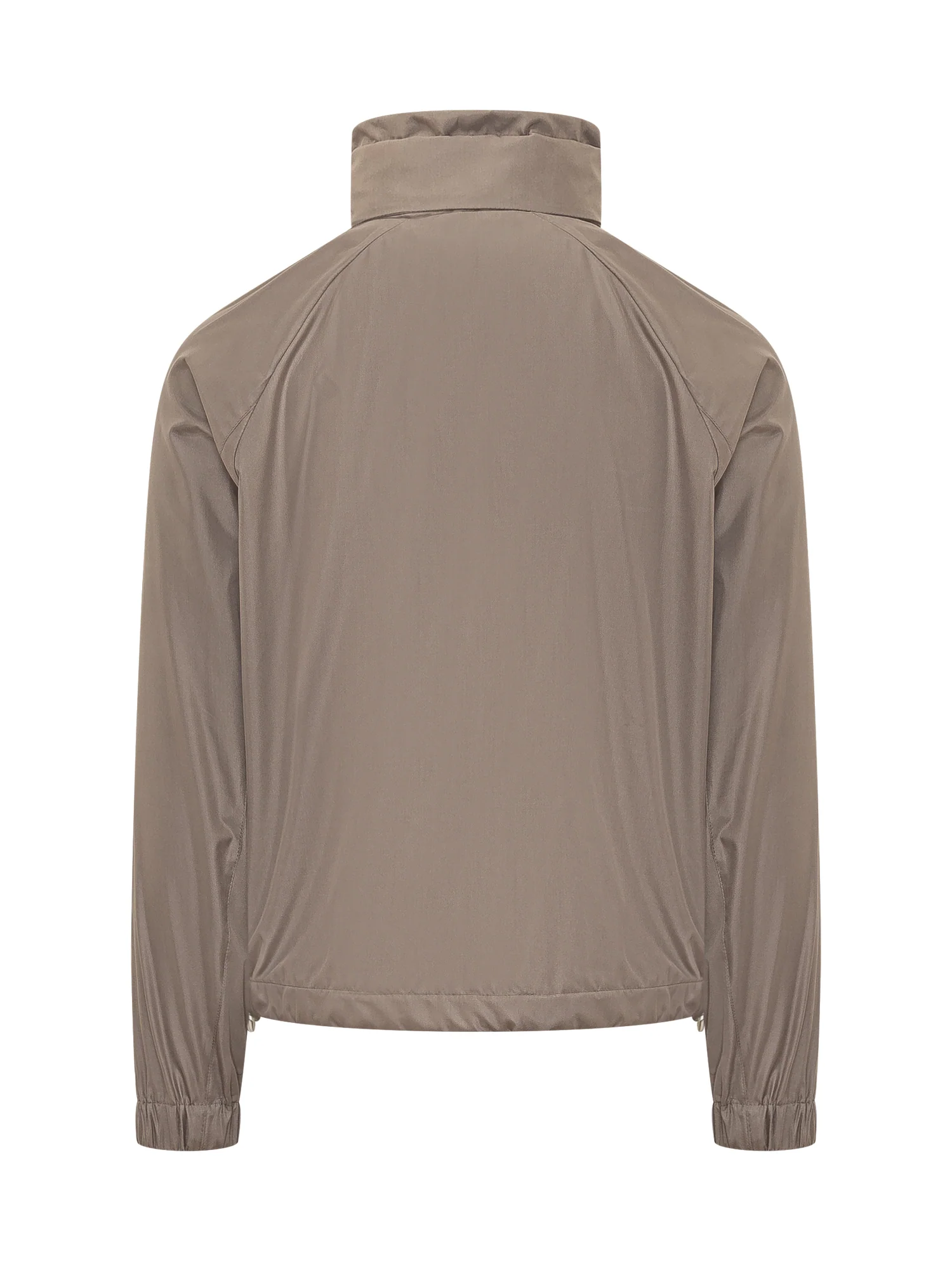 Brunello Cucinelli Sophisticated Zip-Up Jacket with High Neck - Image 2