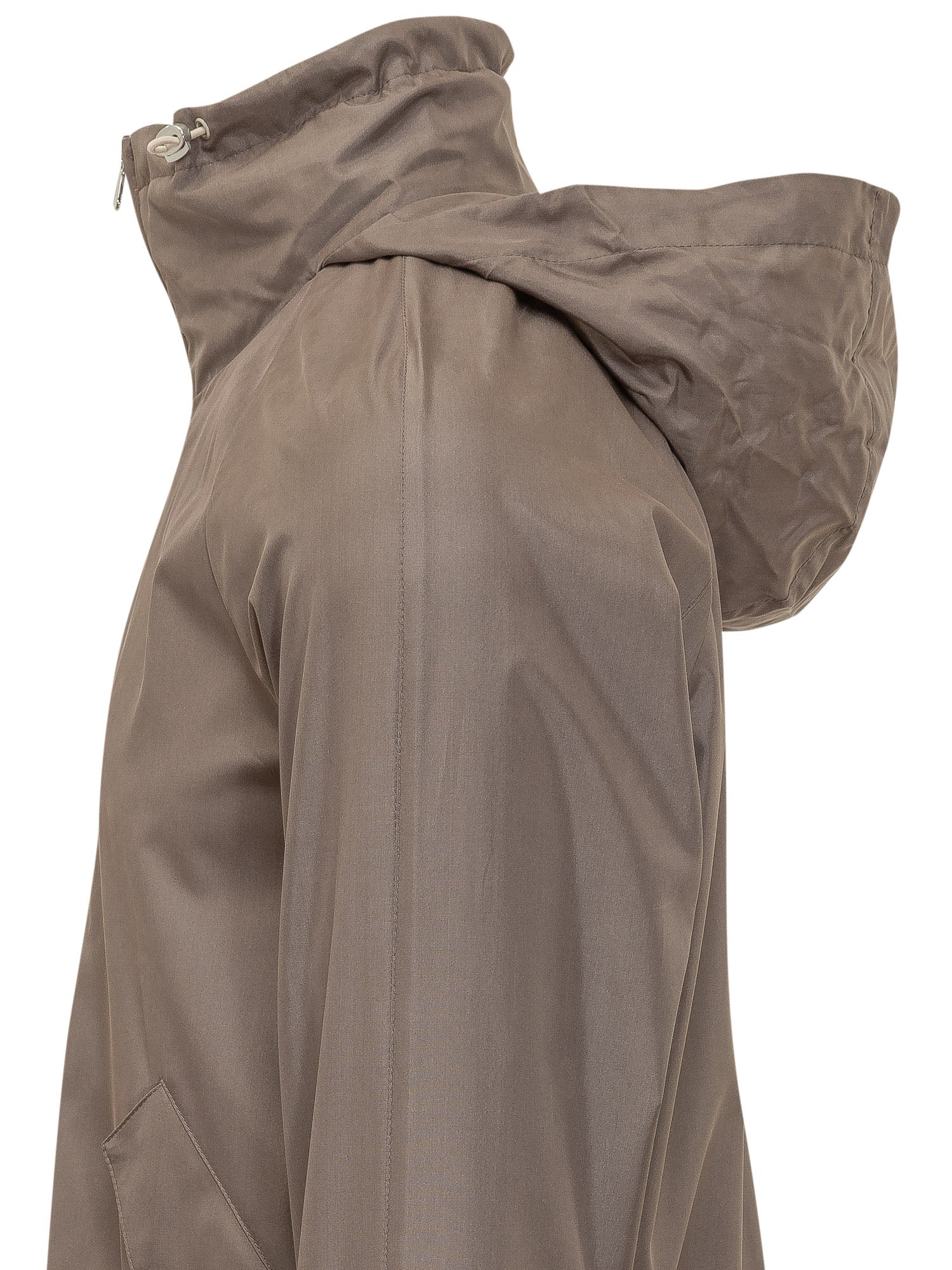 Brunello Cucinelli Sophisticated Zip-Up Jacket with High Neck - Image 4