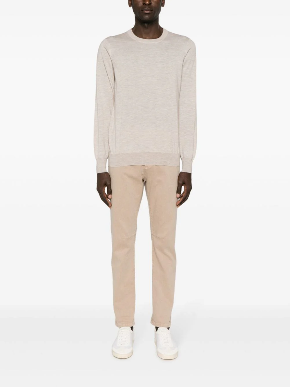 Brunello Cucinelli Sweater in Cashmere Blend Crew NeckOda - Image 5