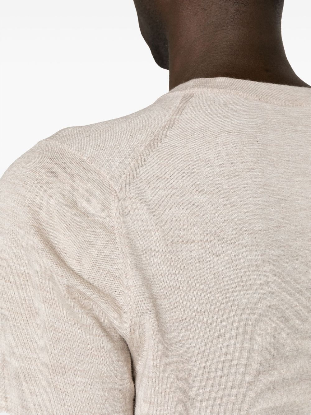 Brunello Cucinelli Sweater in Cashmere Blend Crew NeckOda - Image 6