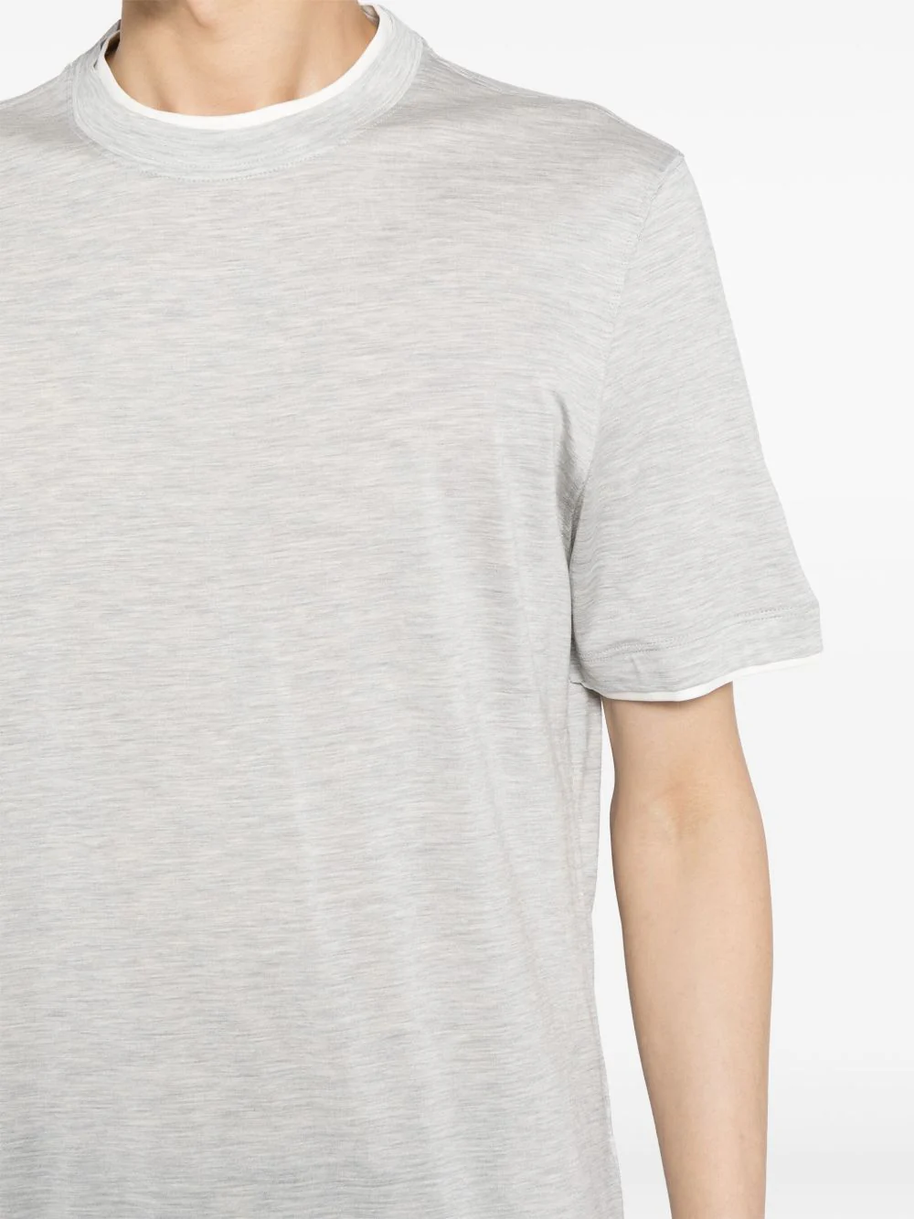 Brunello Cucinelli T-shirt with Faux-layering for Man - Image 6