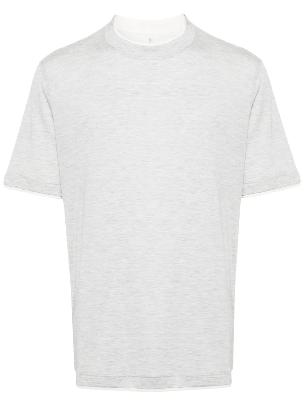 Brunello Cucinelli T-shirt with Faux-layering for Man - Image 7