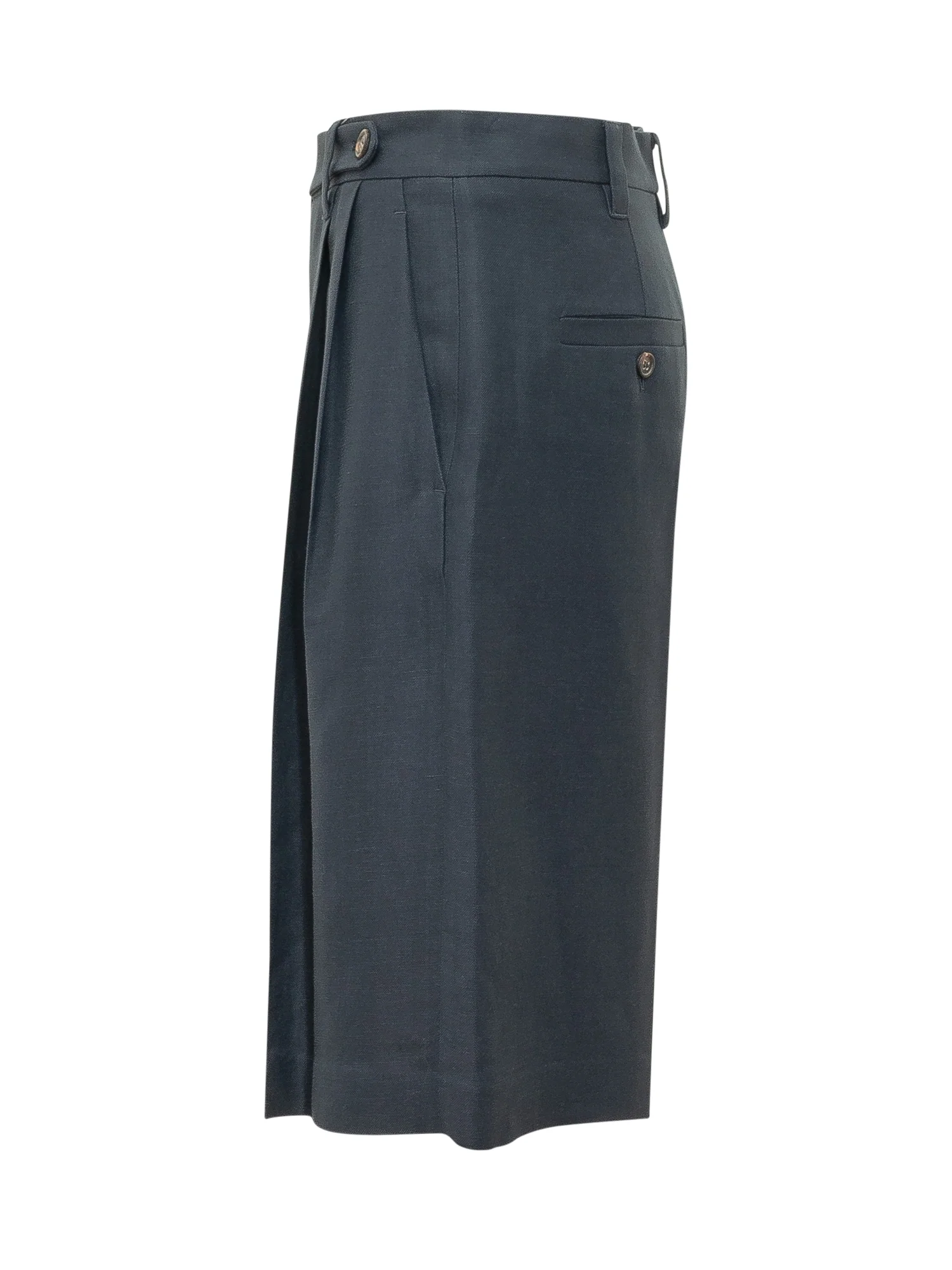 Brunello Cucinelli Tailored Bermuda Shorts with Pinches - Image 3