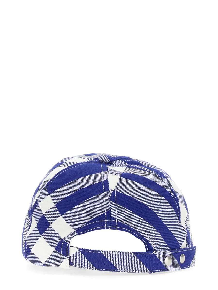 BURBERRY Baseball Cap with Tartan Pattern - Image 3