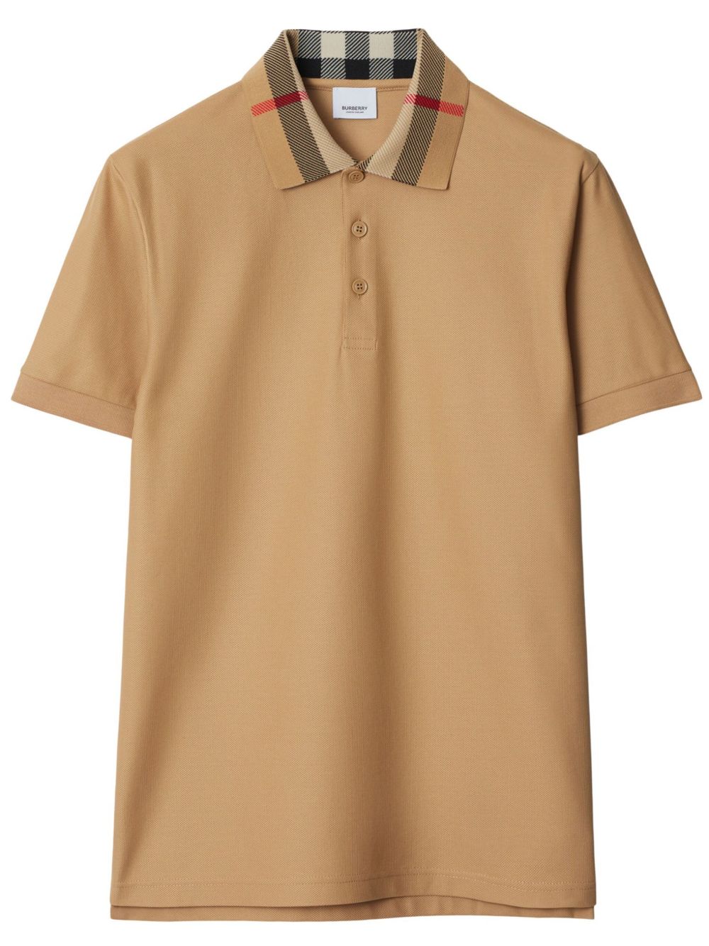 Burberry Button Pocket Knit Check T-shirt - Size M