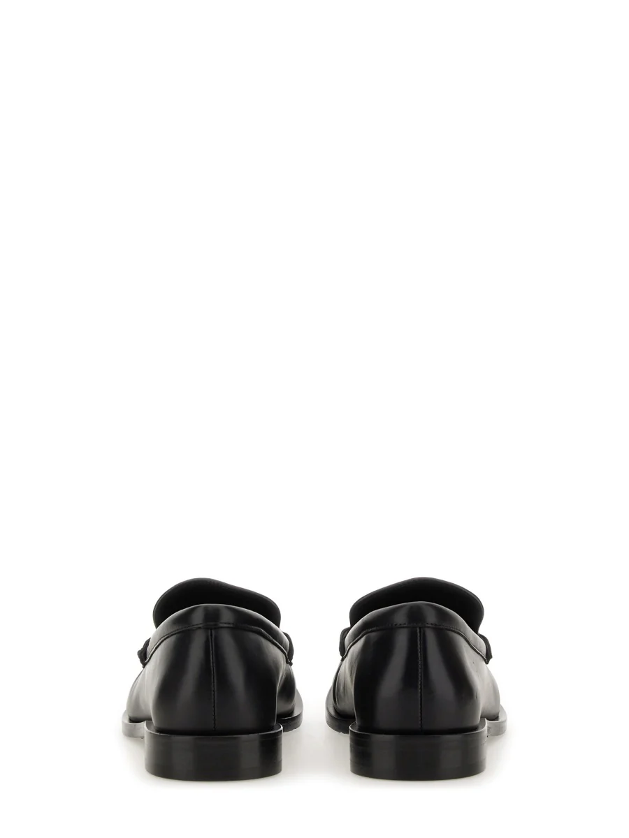 BURBERRY Cadet Grained Calf Leather Penny Loafers - Image 3