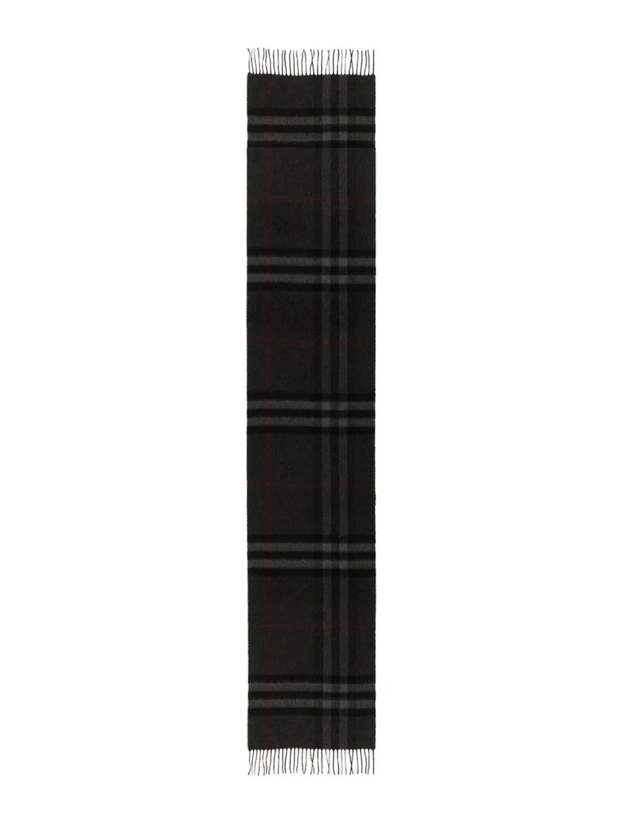 BURBERRY Check Cashmere Scarf - Image 3