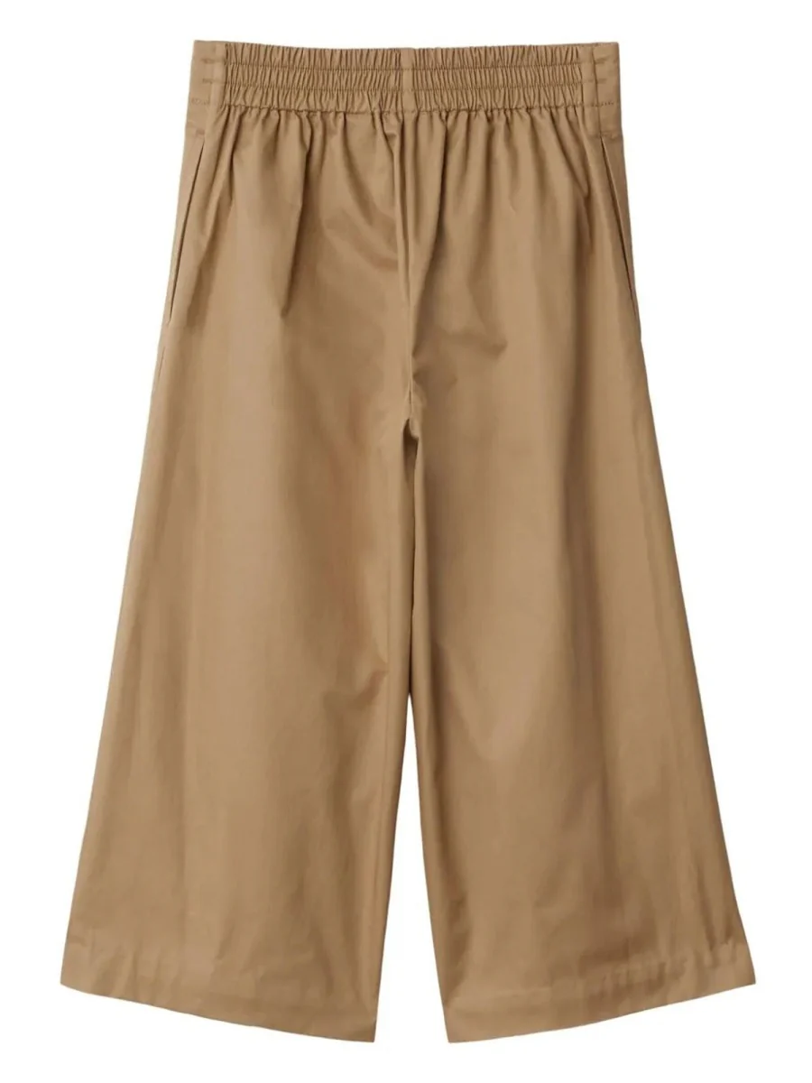 BURBERRY Check Cotton Trousers - Image 2