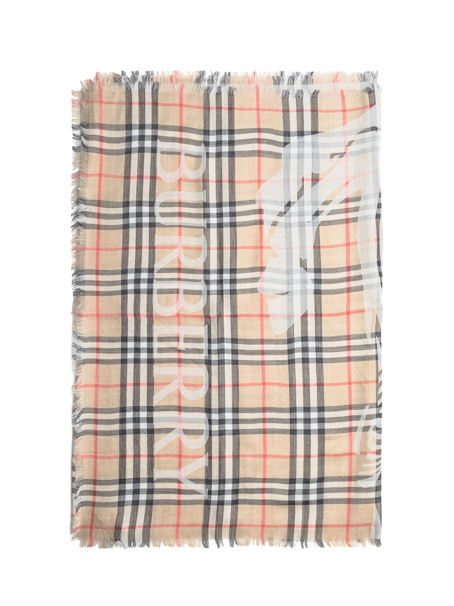 Burberry Check Motif Scarf