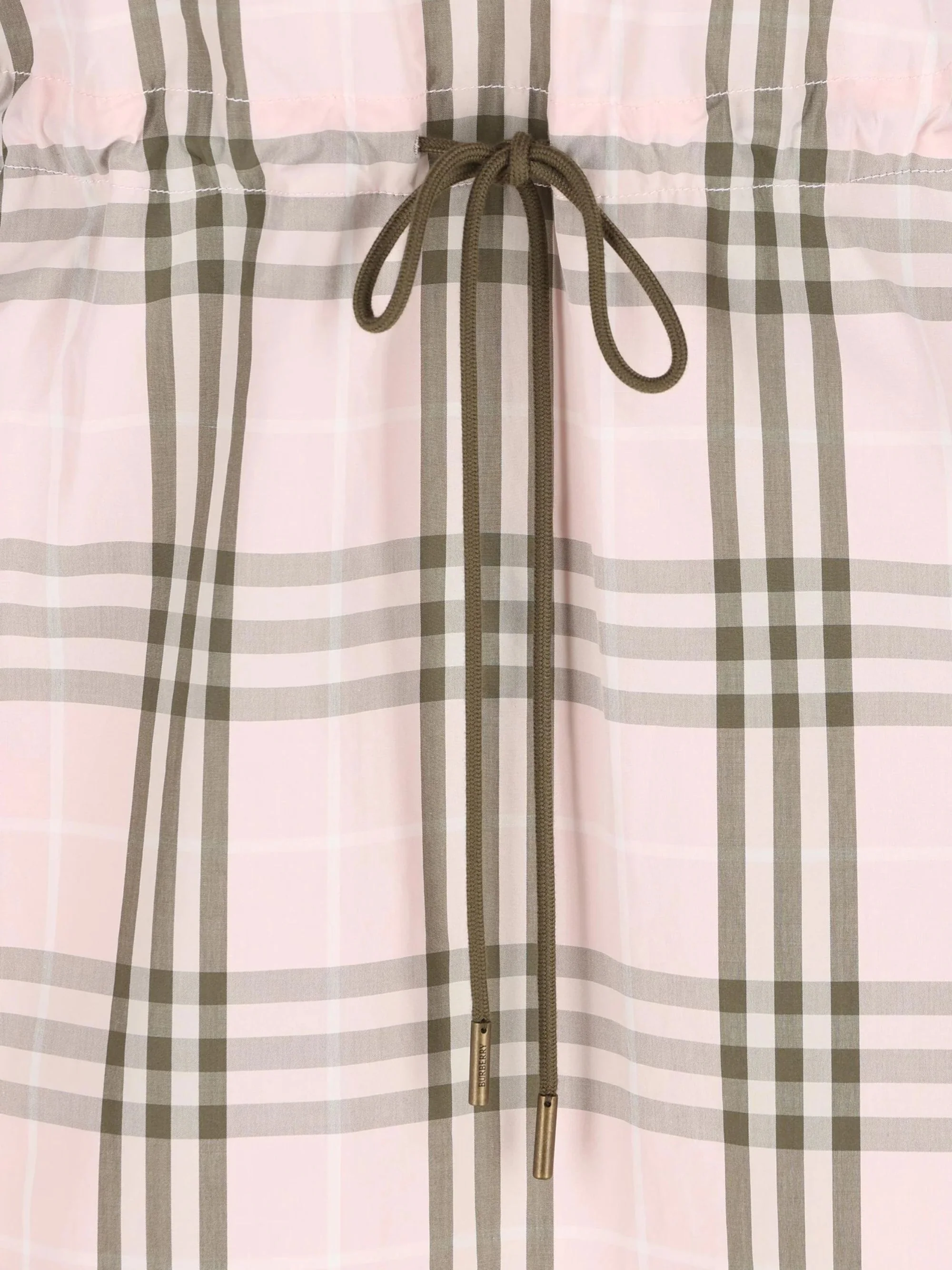 Burberry Checked Belted Short Sleeved Mini Dress - Image 3