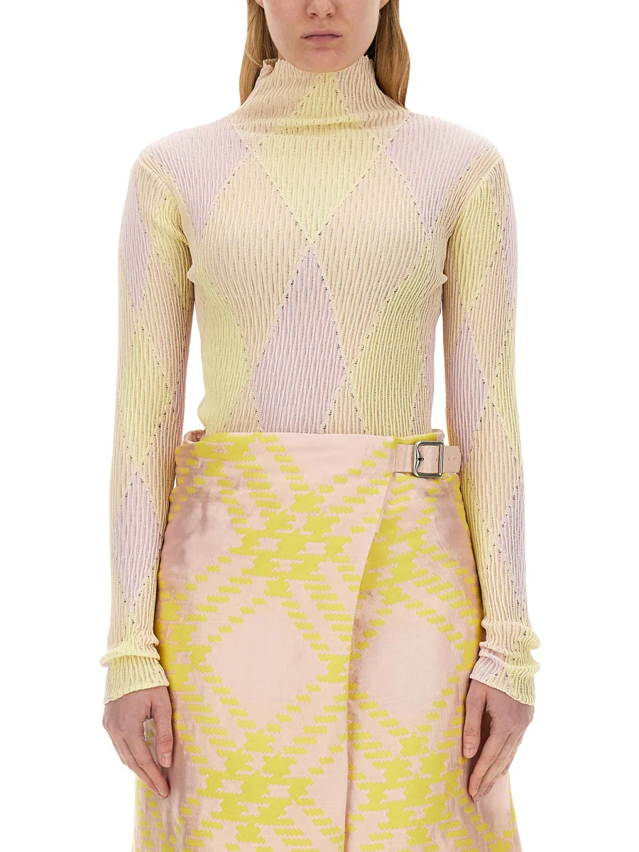 Burberry Chic Check Pattern Shirt for Women