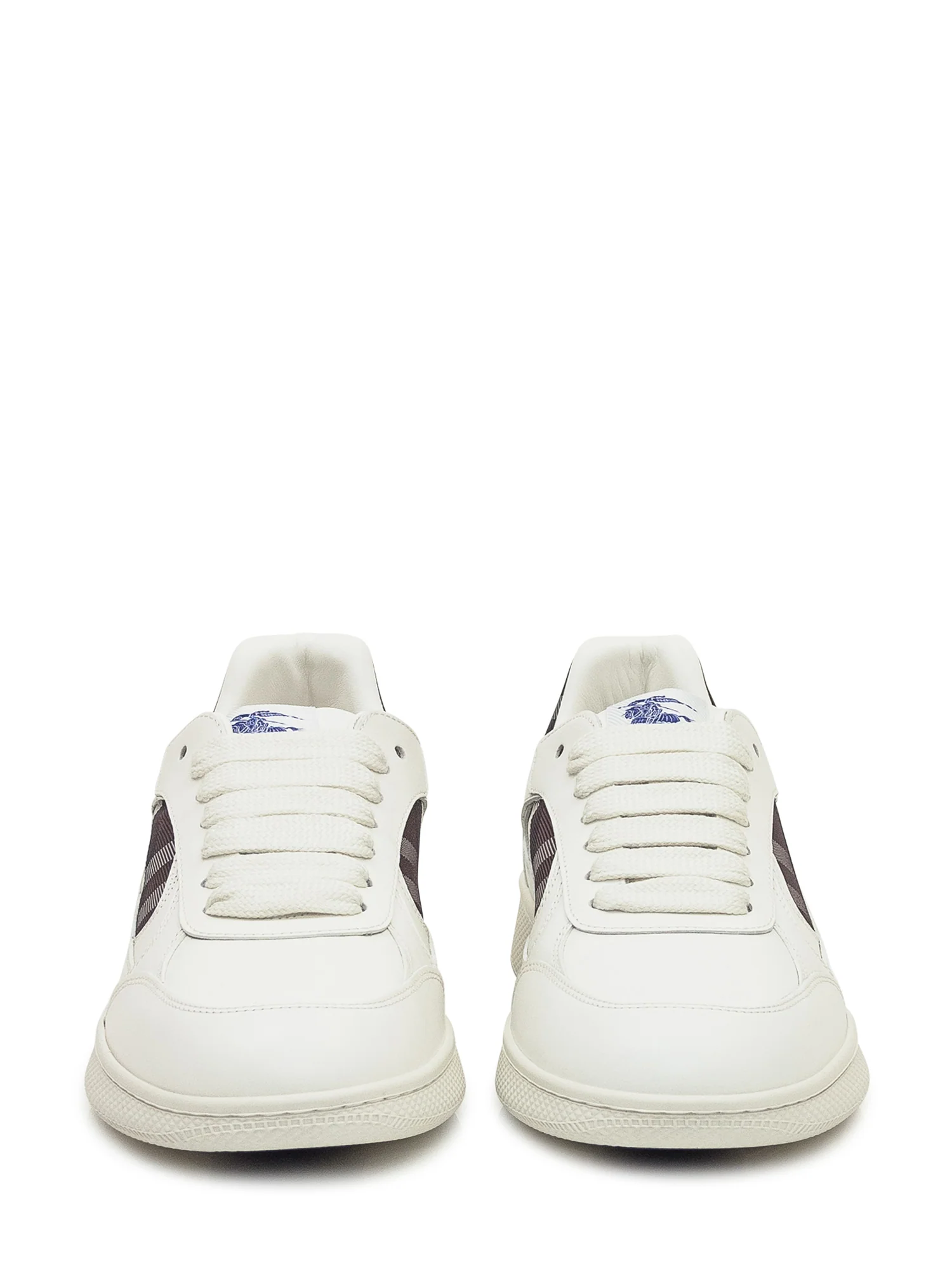 Burberry Classic Check Leather Sneakers - Image 2
