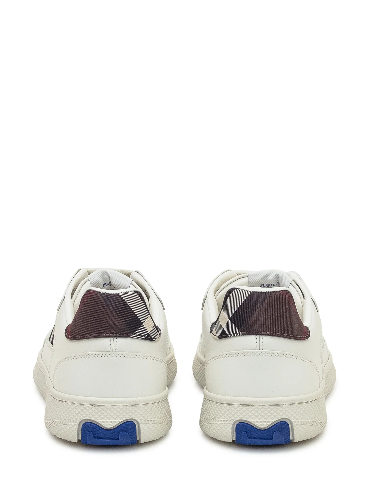 Burberry Classic Check Leather Sneakers - Image 3