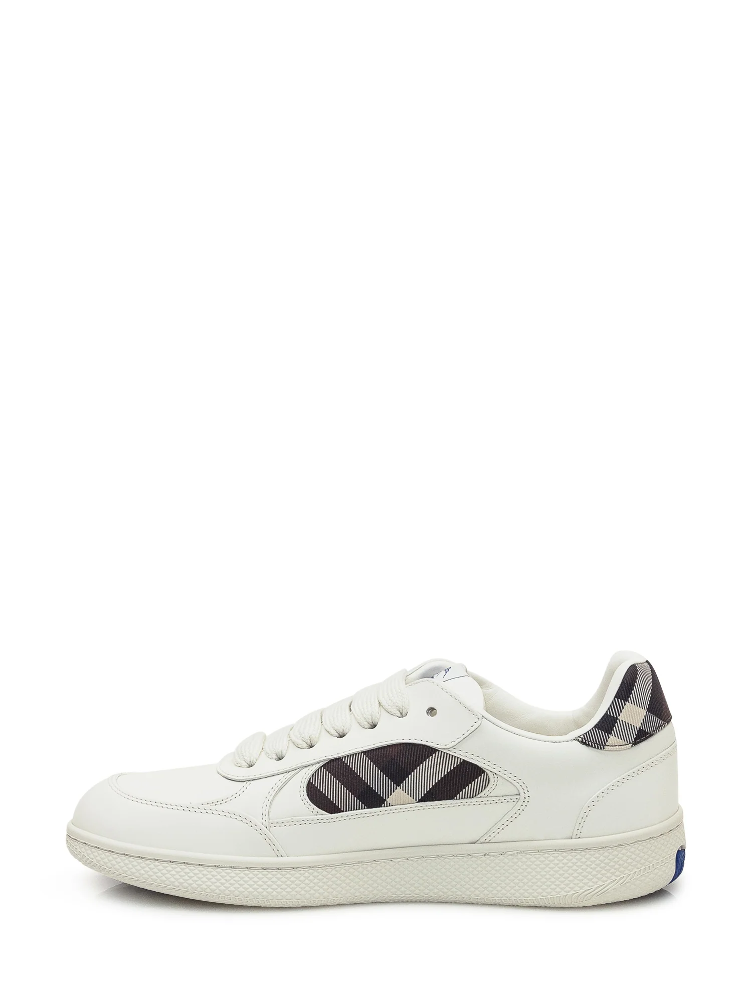 Burberry Classic Check Leather Sneakers - Image 4