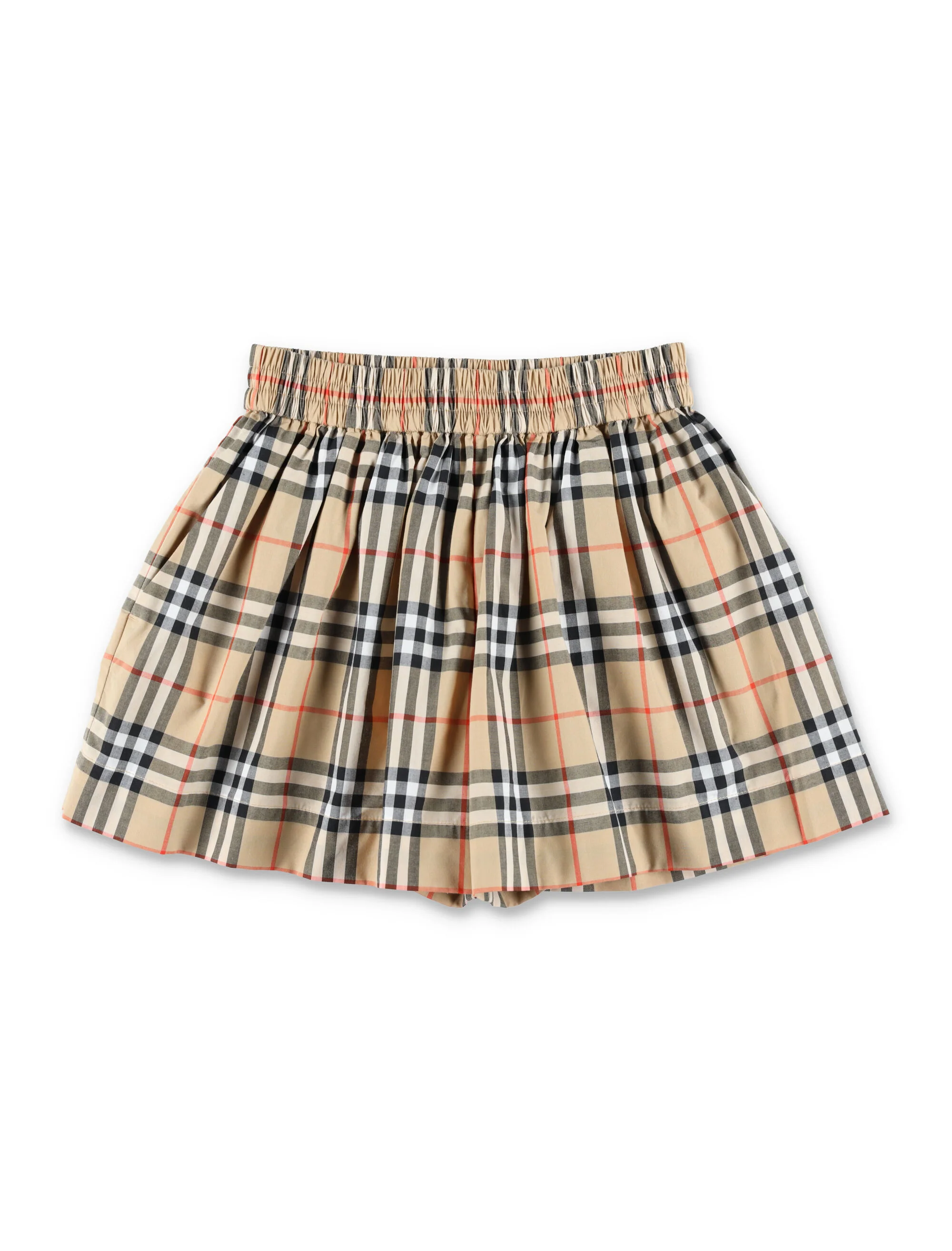 Burberry Classic WiOF-Leg Cotton Shorts for Girls